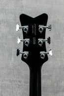 Gretsch Falcon Hollow Body with String-Thru Bigsby and Chrome Hardware Ebony Fingerboard Black