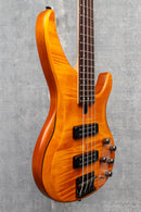 Yamaha TRBX604 FM Matte Amber Bass 4 String