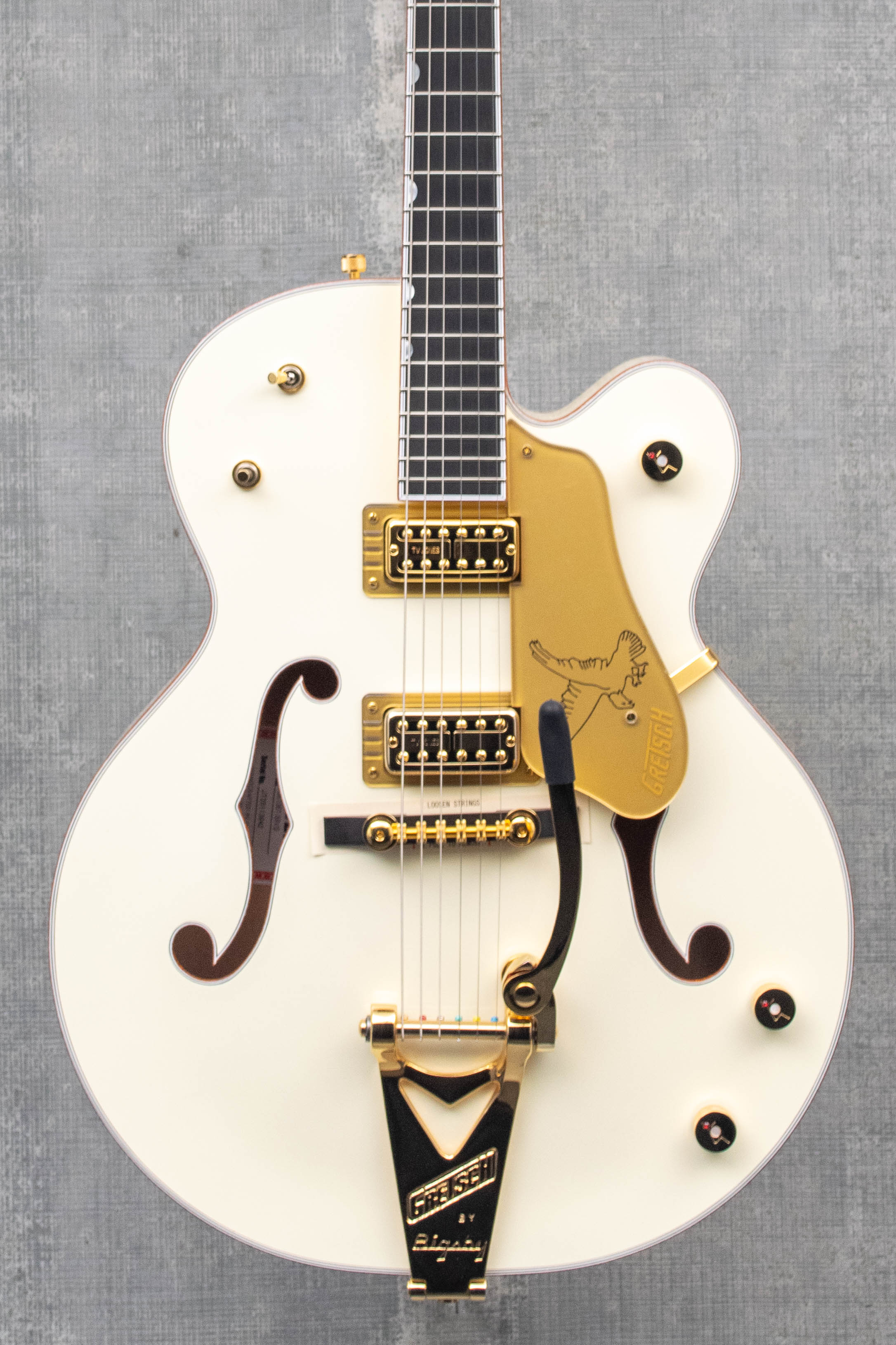 Gretsch  G6136T-59 Vintage Select Edition '59 Falcon™ Hollow Body with Bigsby TV Jones Vintage White Lacquer