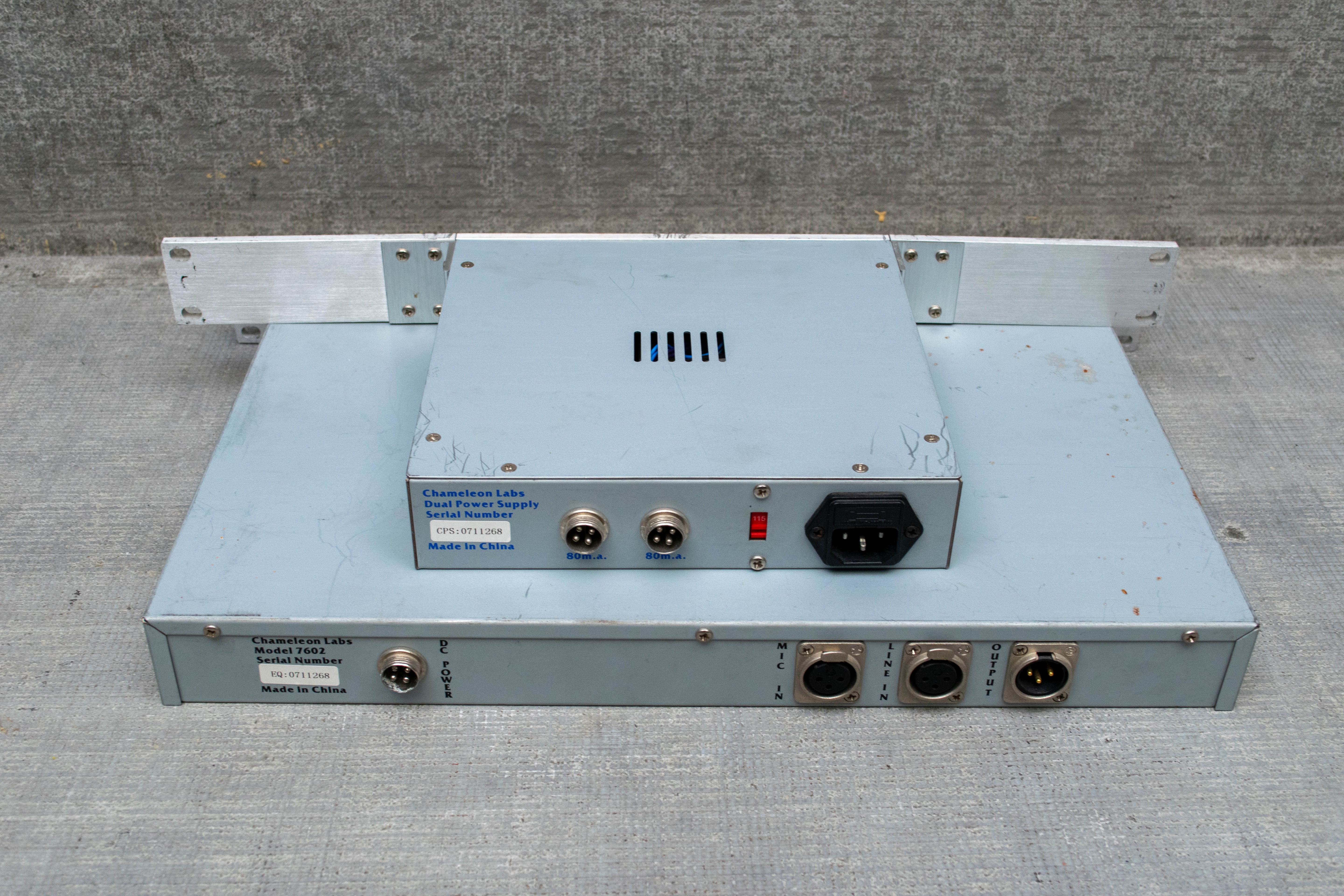 Used Chameleon Labs 7602 Preamp w/ CPS1 Power Supply