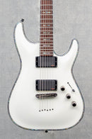 Used Schecter C-1 Hellraiser - White (w/ Case)