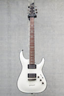 Used Schecter C-1 Hellraiser - White (w/ Case)