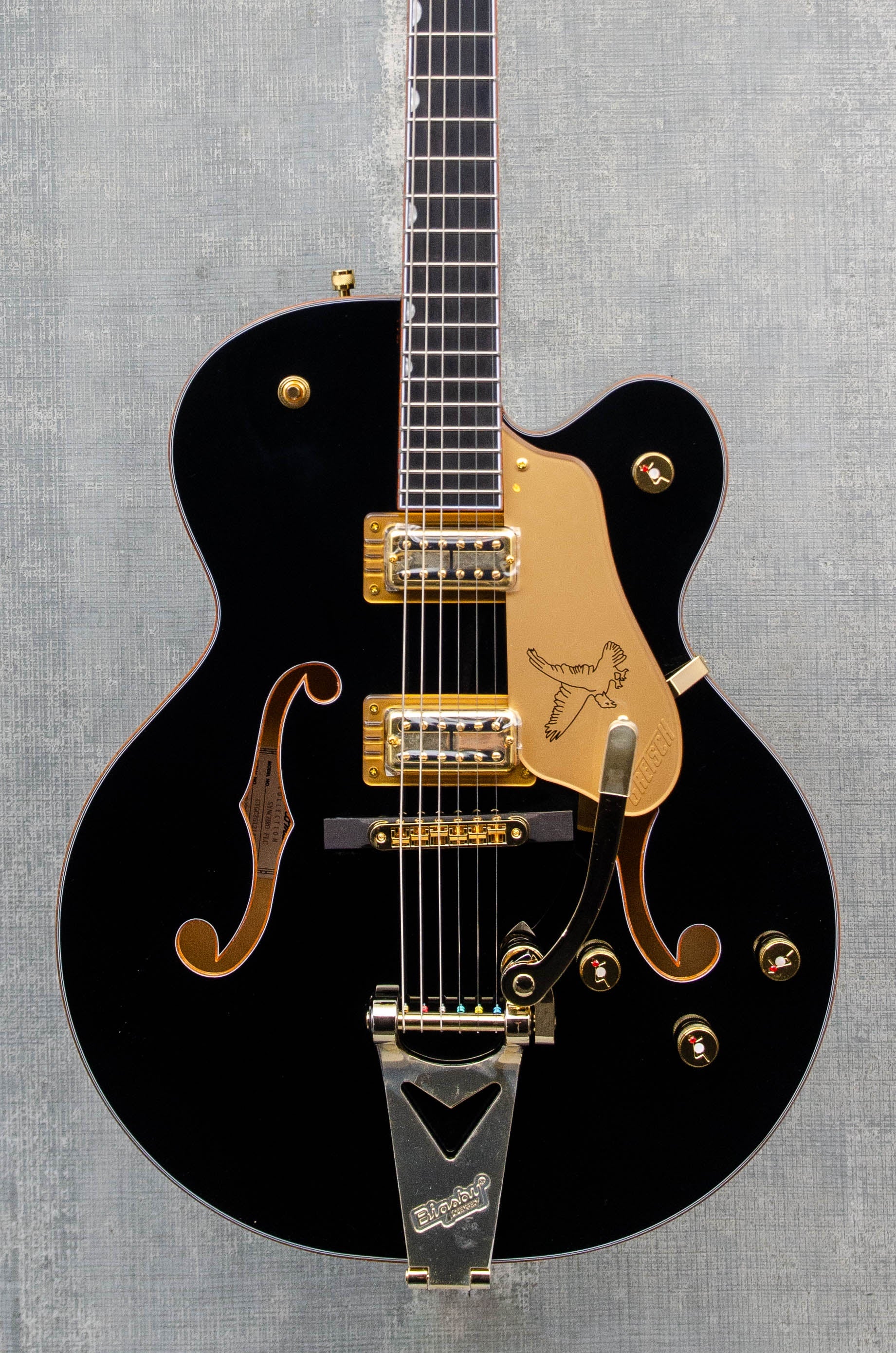 Gretsch Synchromatic Falcon Hollow Body Single-Cut w/ Bigsby Ebony Fingerboard Black