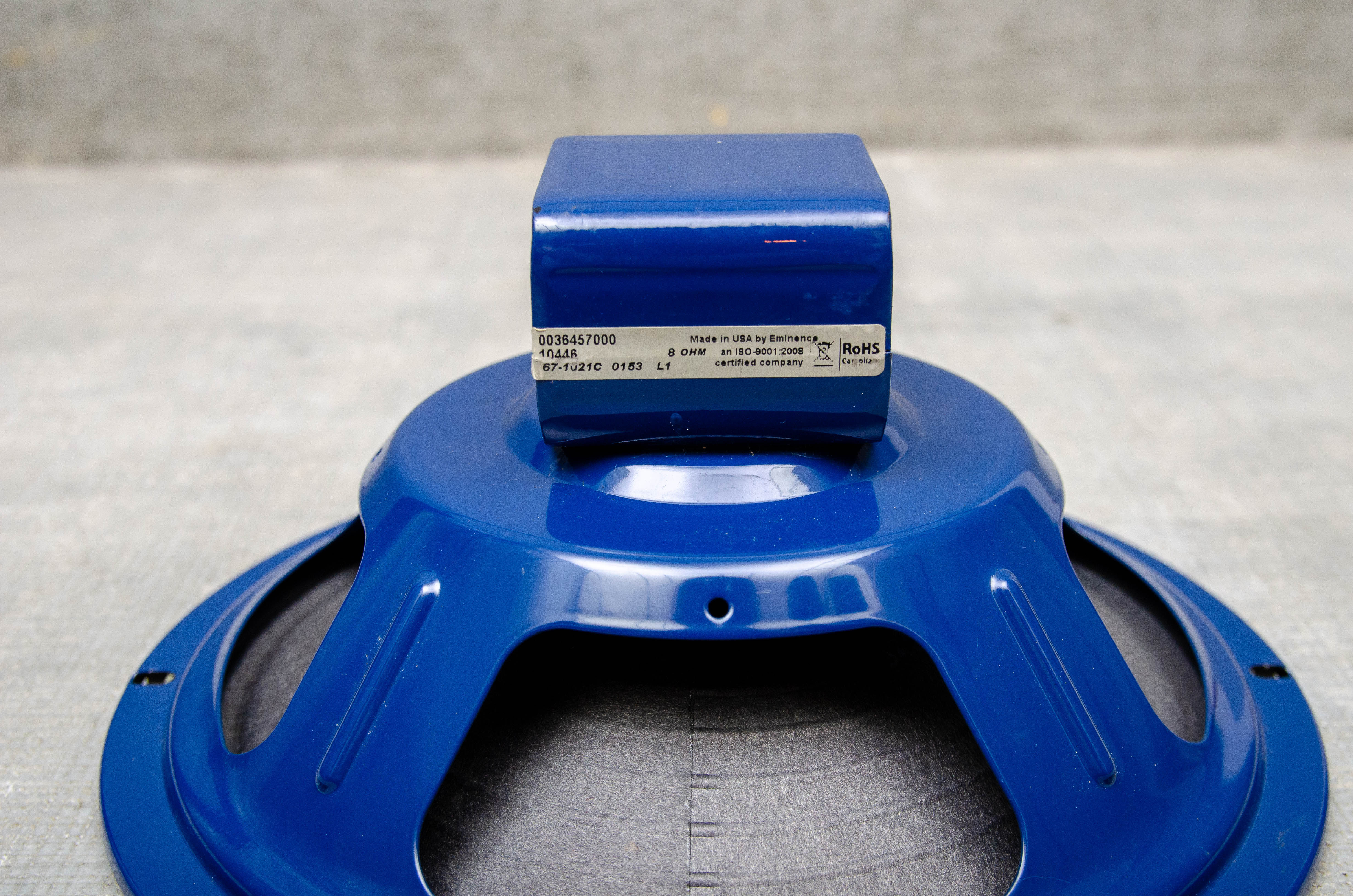 Used Fender Blue Alnico Eminence Speaker 10" (1990's) (8 Ohms)
