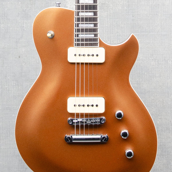 新品/Colortone Roundhouse 上質トレモロ∼リバーブ+歪み Reverend Roundhouse 290 Metallic Bronze