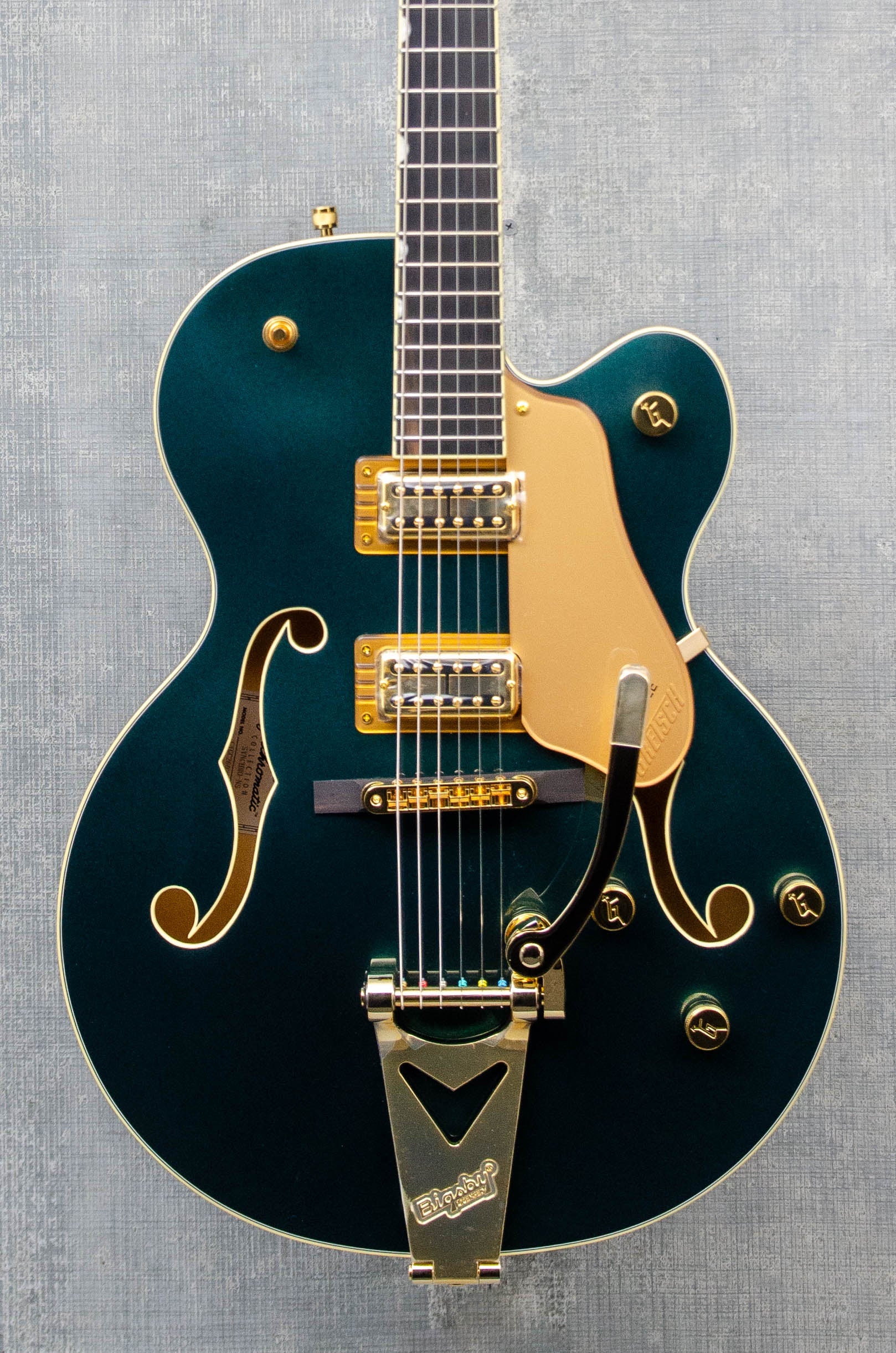 Synchromatic Nashville Hollow Body Single-Cut with Bigsby, Ebony Fingerboard, Cadillac Green