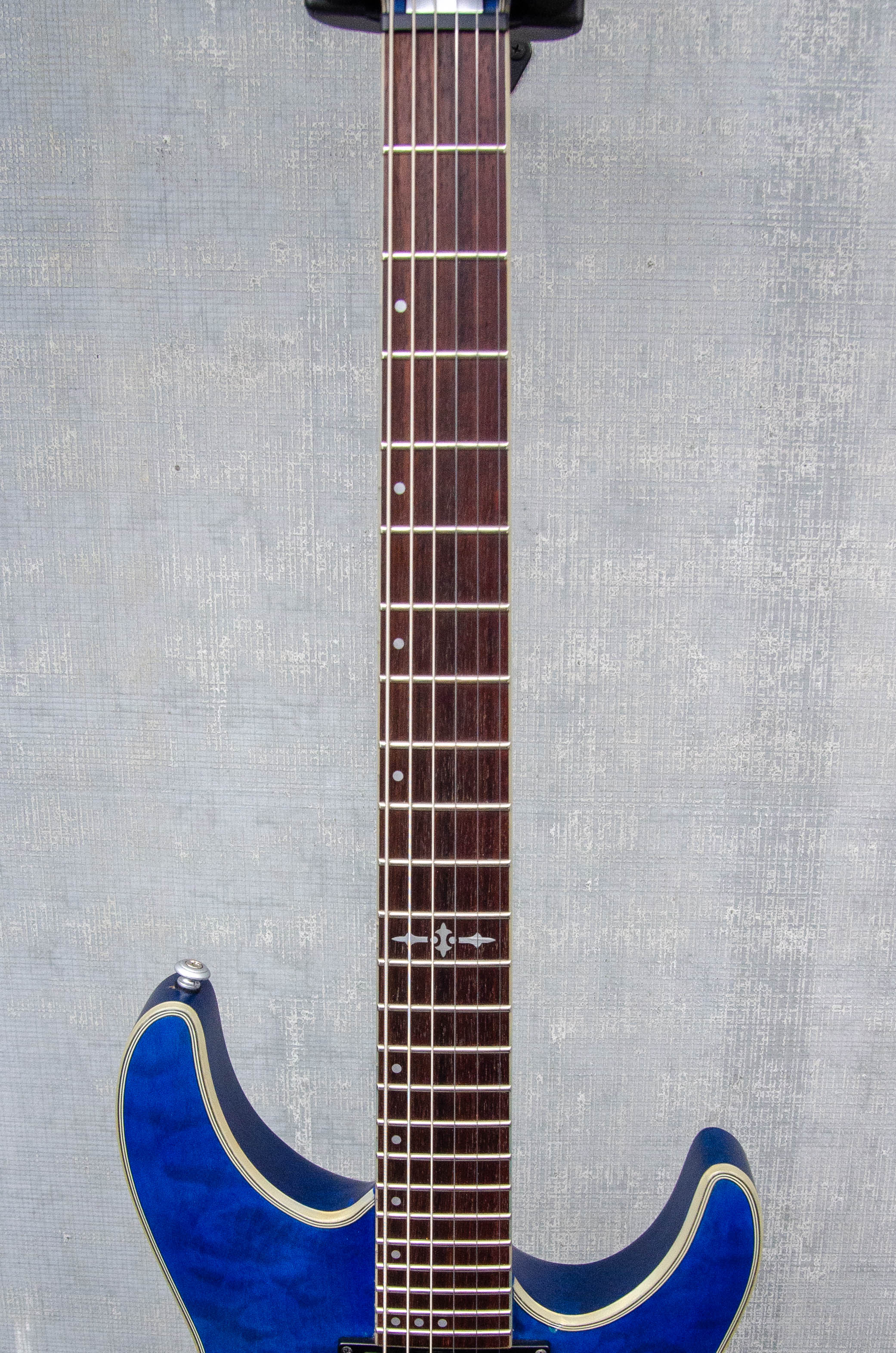 Used Schecter C-1 Platinum - Midnight Blue Satin (w/ Fishman Fluence Pickups)