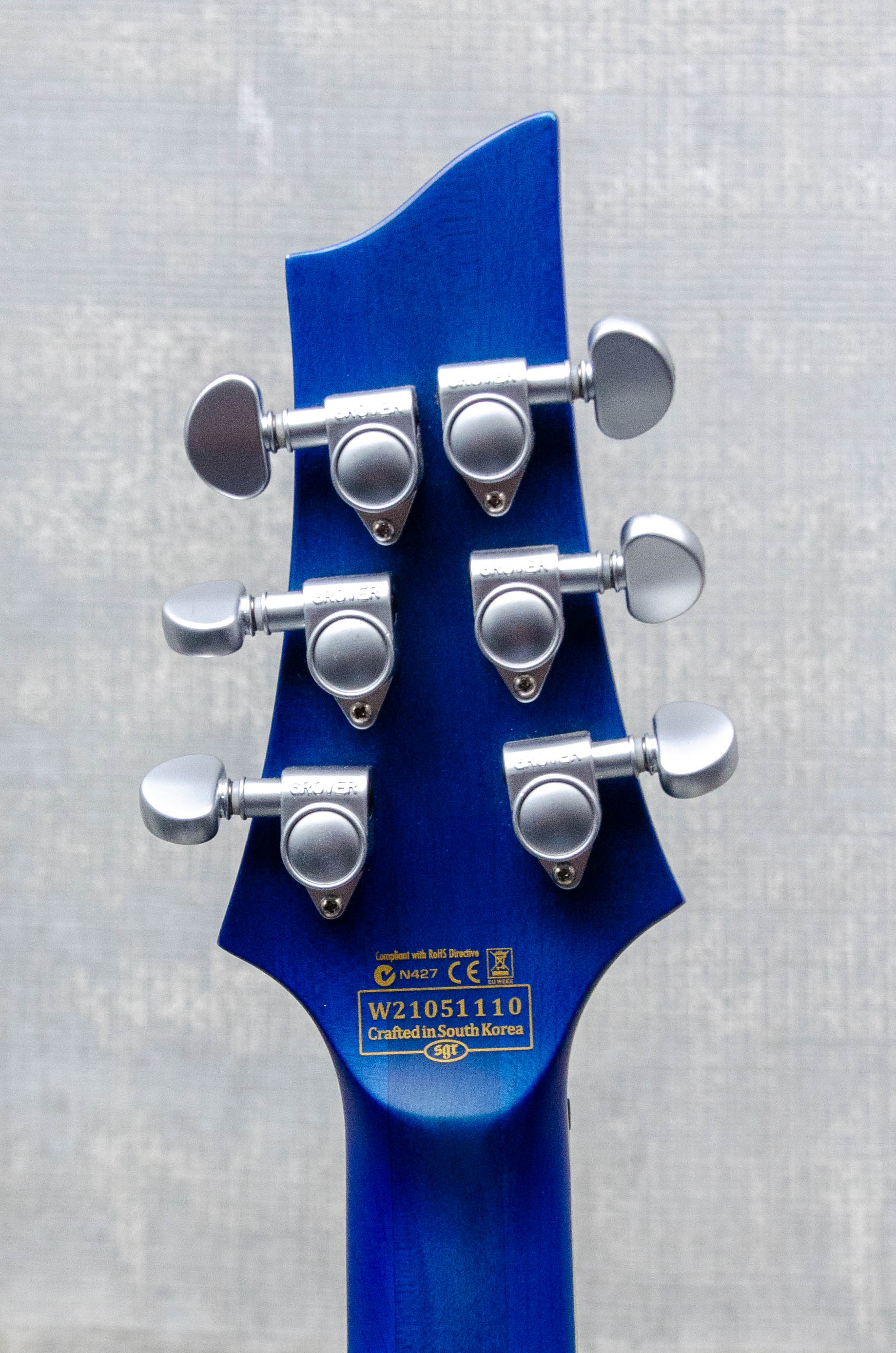 Used Schecter C-1 Platinum - Midnight Blue Satin (w/ Fishman Fluence Pickups)