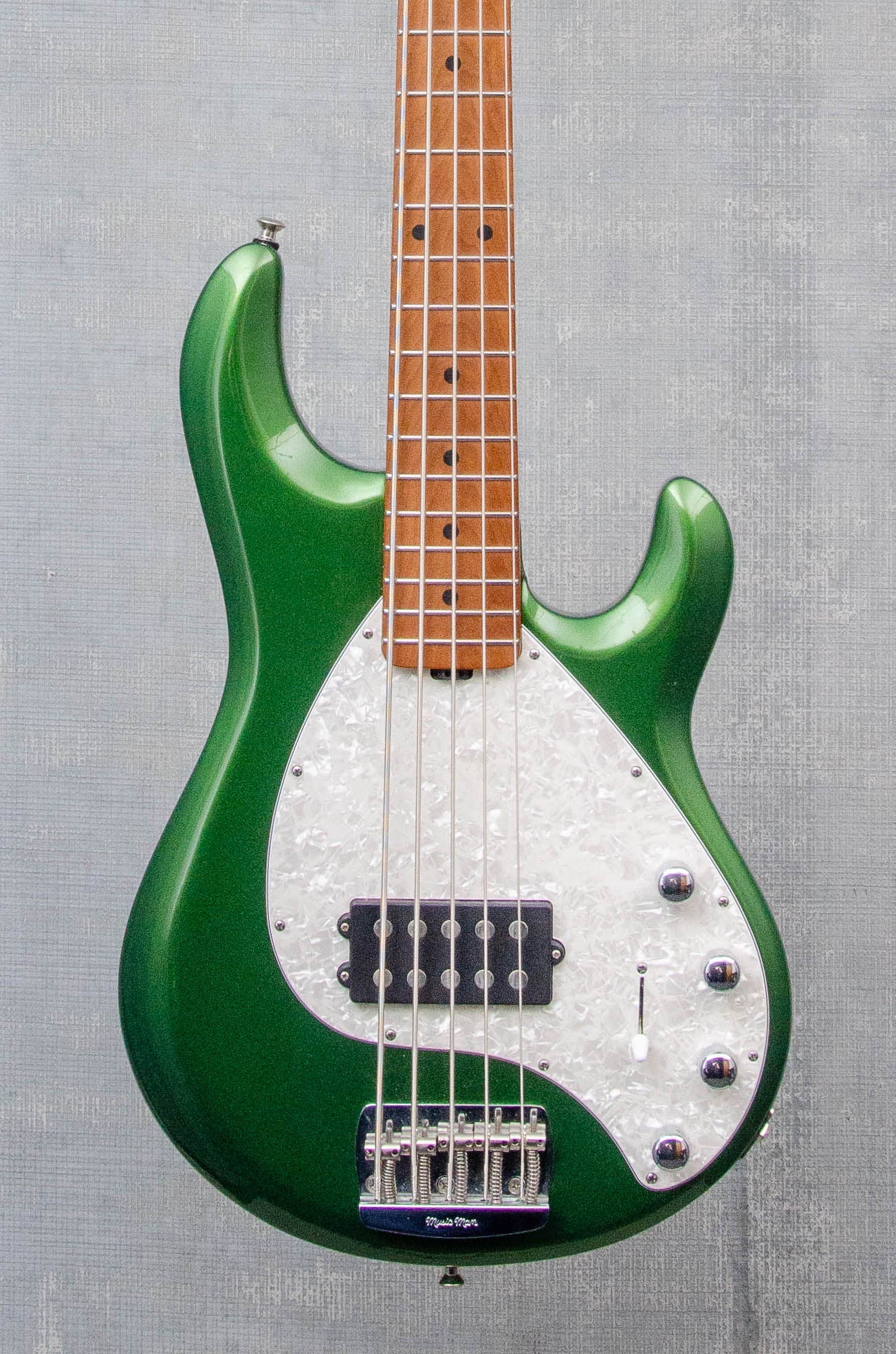 Used Ernie Ball Music Man StingRay 5H Special Charging Green
