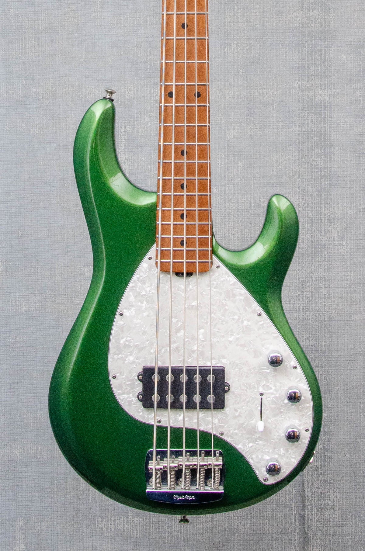 Used Ernie Ball Music Man StingRay 5H Special Charging Green