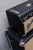Used Fender Tremolux 35-Watt Head and Piggyback 2x10 Cabinet (1966) (AB763)