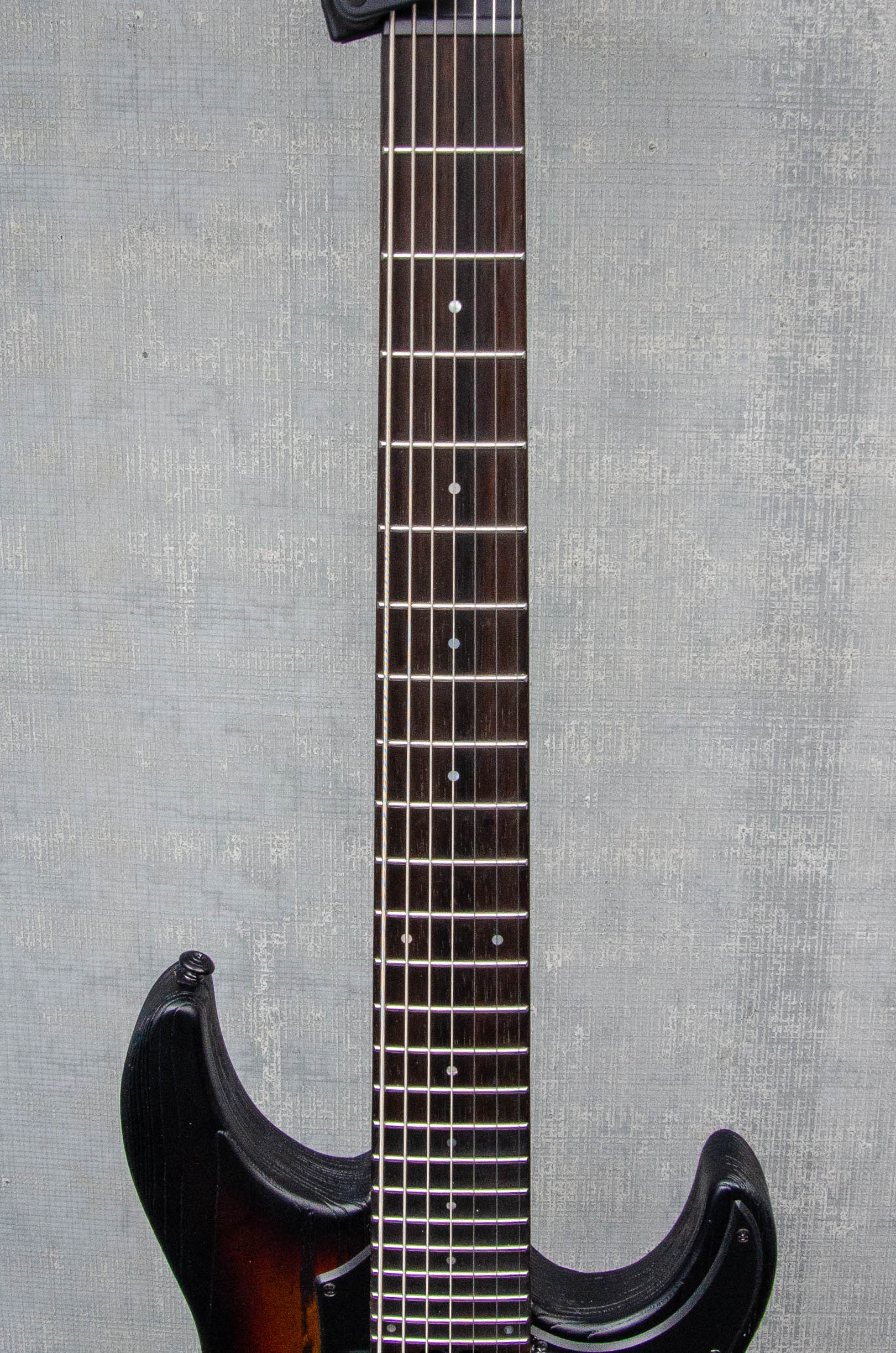 Used ESP LTD SN-1007 Baritone HT Guitar - Fireblast