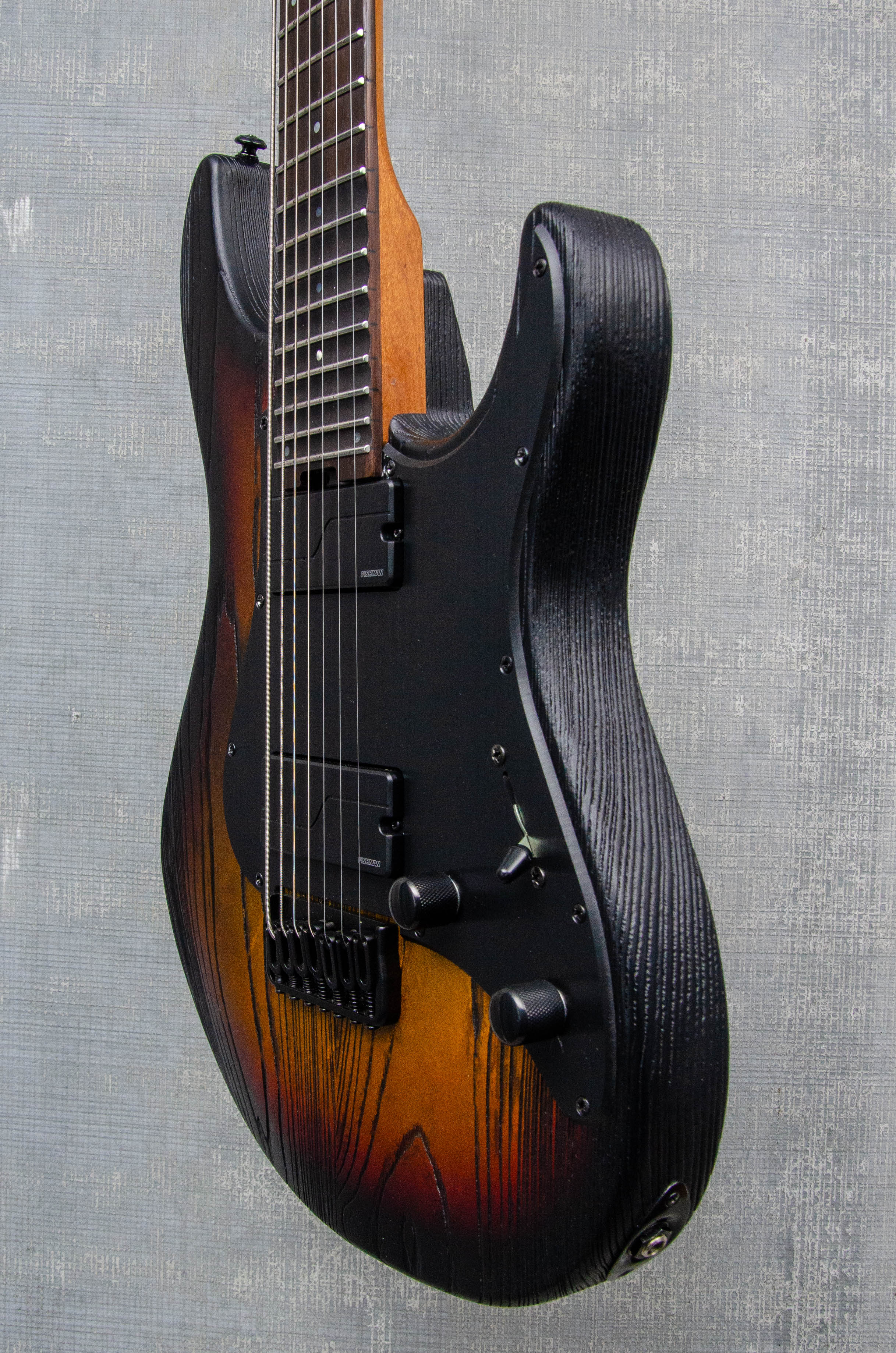 Used ESP LTD SN-1007 Baritone HT Guitar - Fireblast