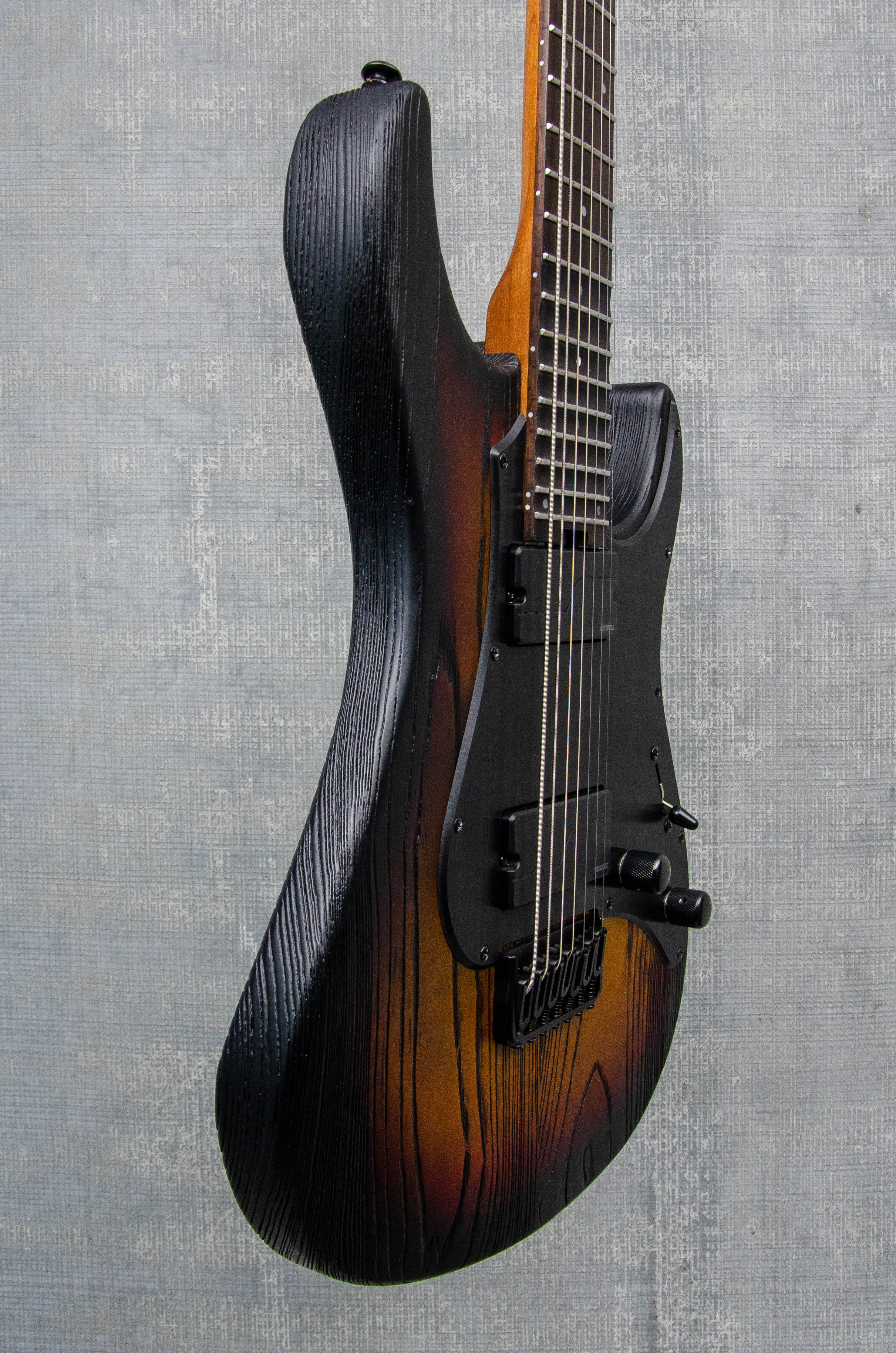 Used ESP LTD SN-1007 Baritone HT Guitar - Fireblast
