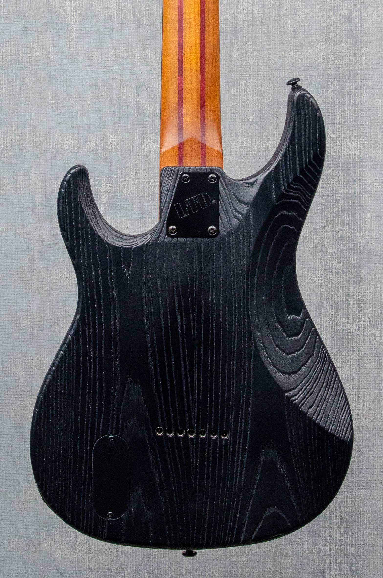 Used ESP LTD SN-1007 Baritone HT Guitar - Fireblast