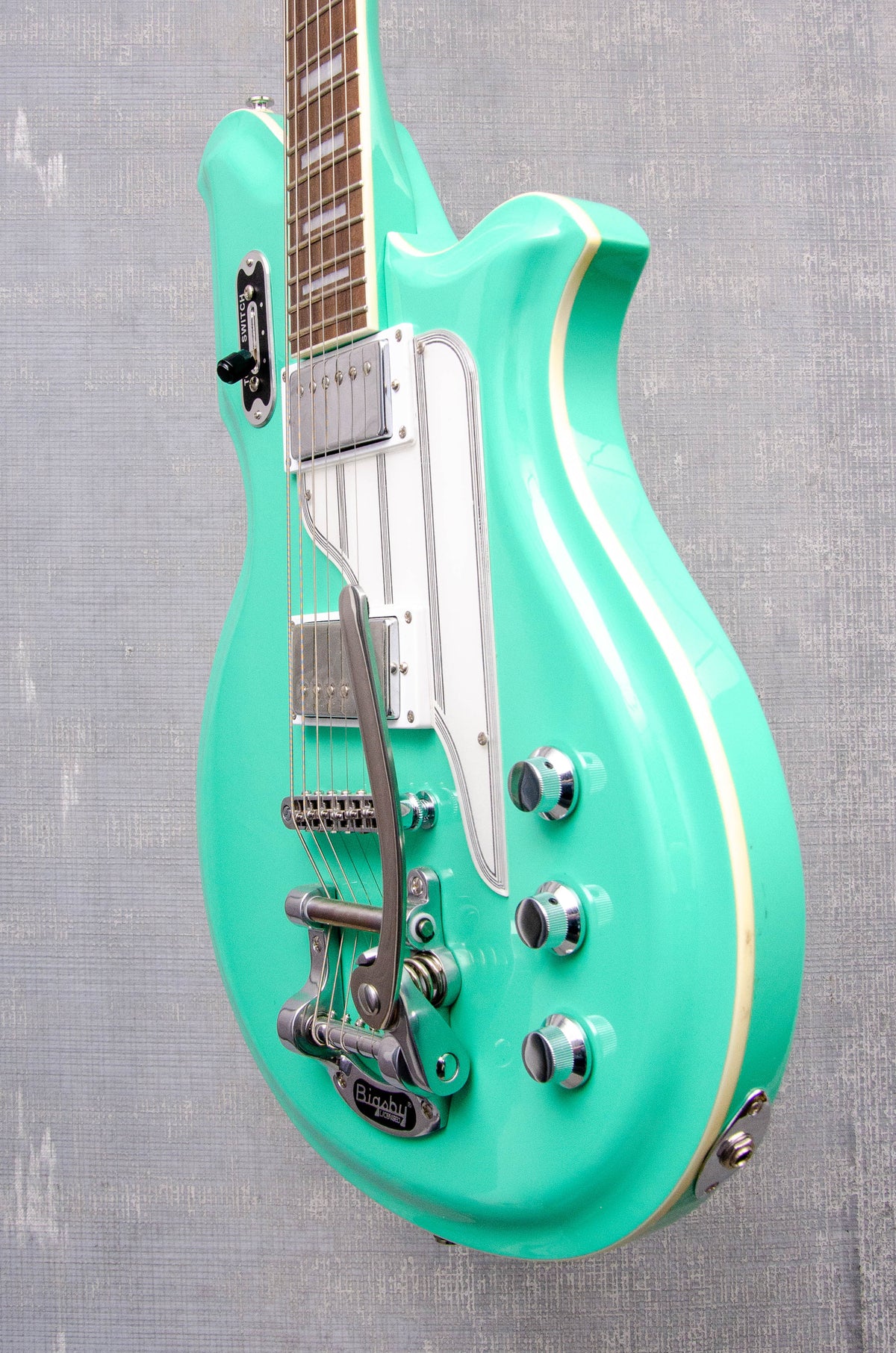 Used Airline Guitars MAP DLX Seafoam Green
