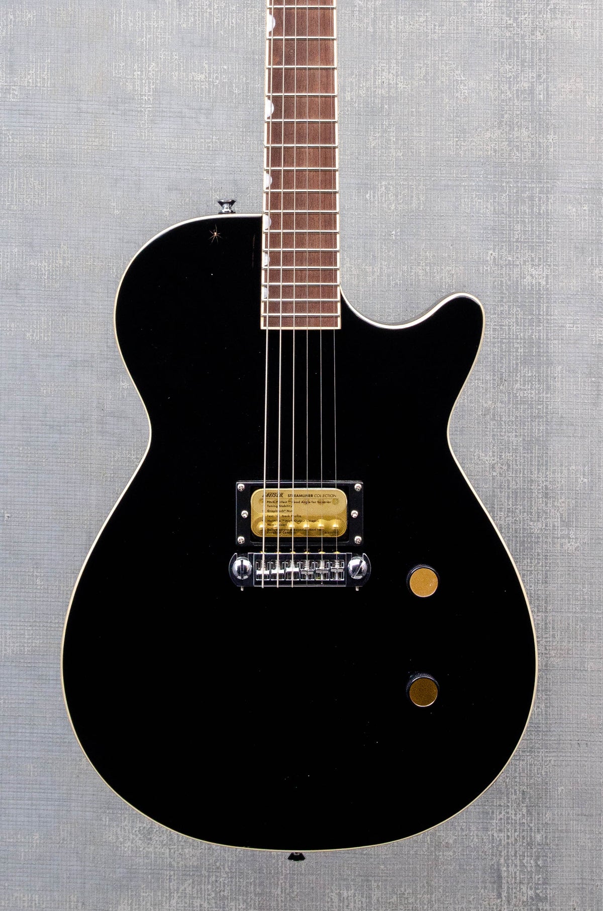 Gretsch  Streamliner Jet 1 Pickup, Laurel Fingerboard, Jet Black