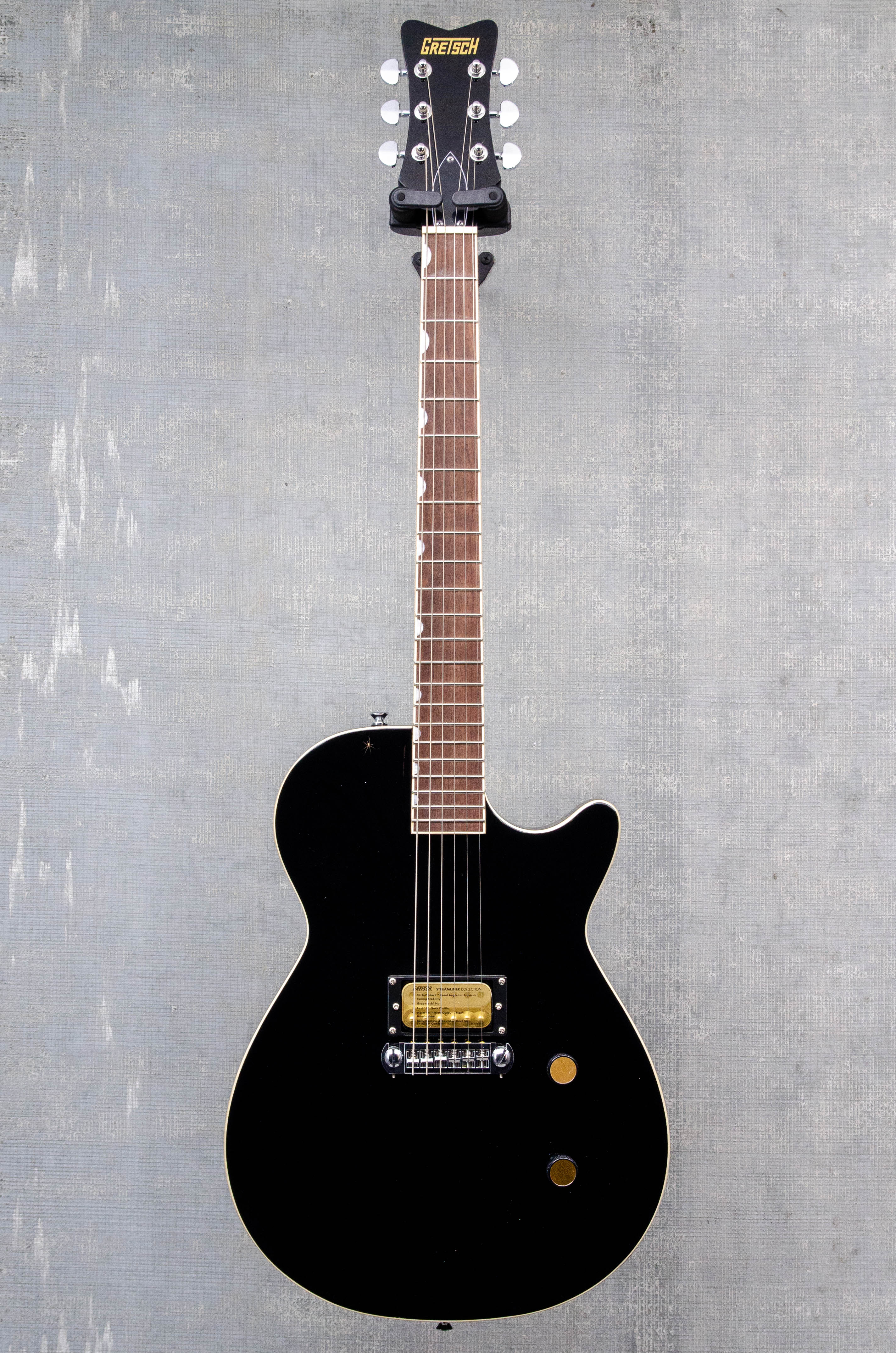 Gretsch  Streamliner Jet 1 Pickup, Laurel Fingerboard, Jet Black