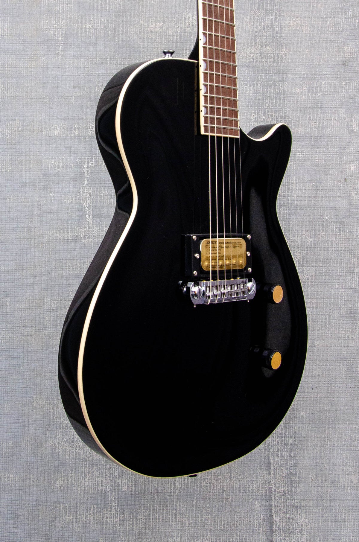 Gretsch  Streamliner Jet 1 Pickup, Laurel Fingerboard, Jet Black