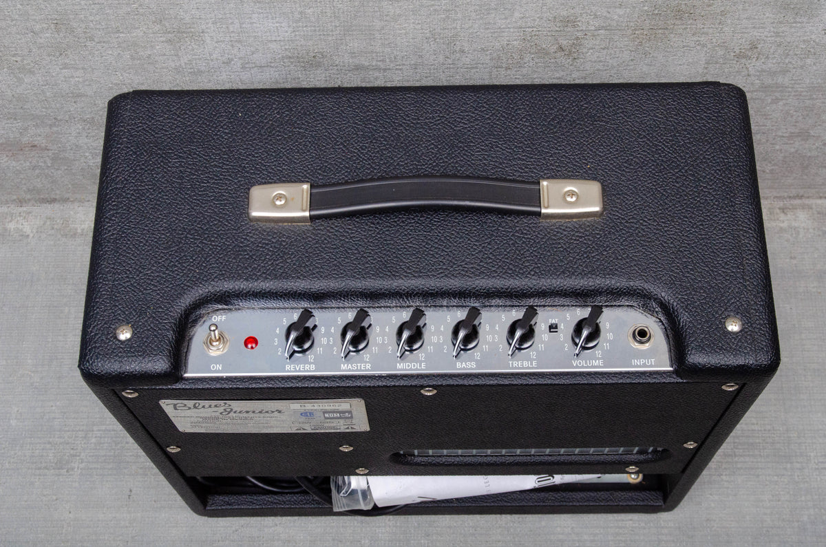 Used Fender Blues Junior 15-Watt Combo - Black w/cover