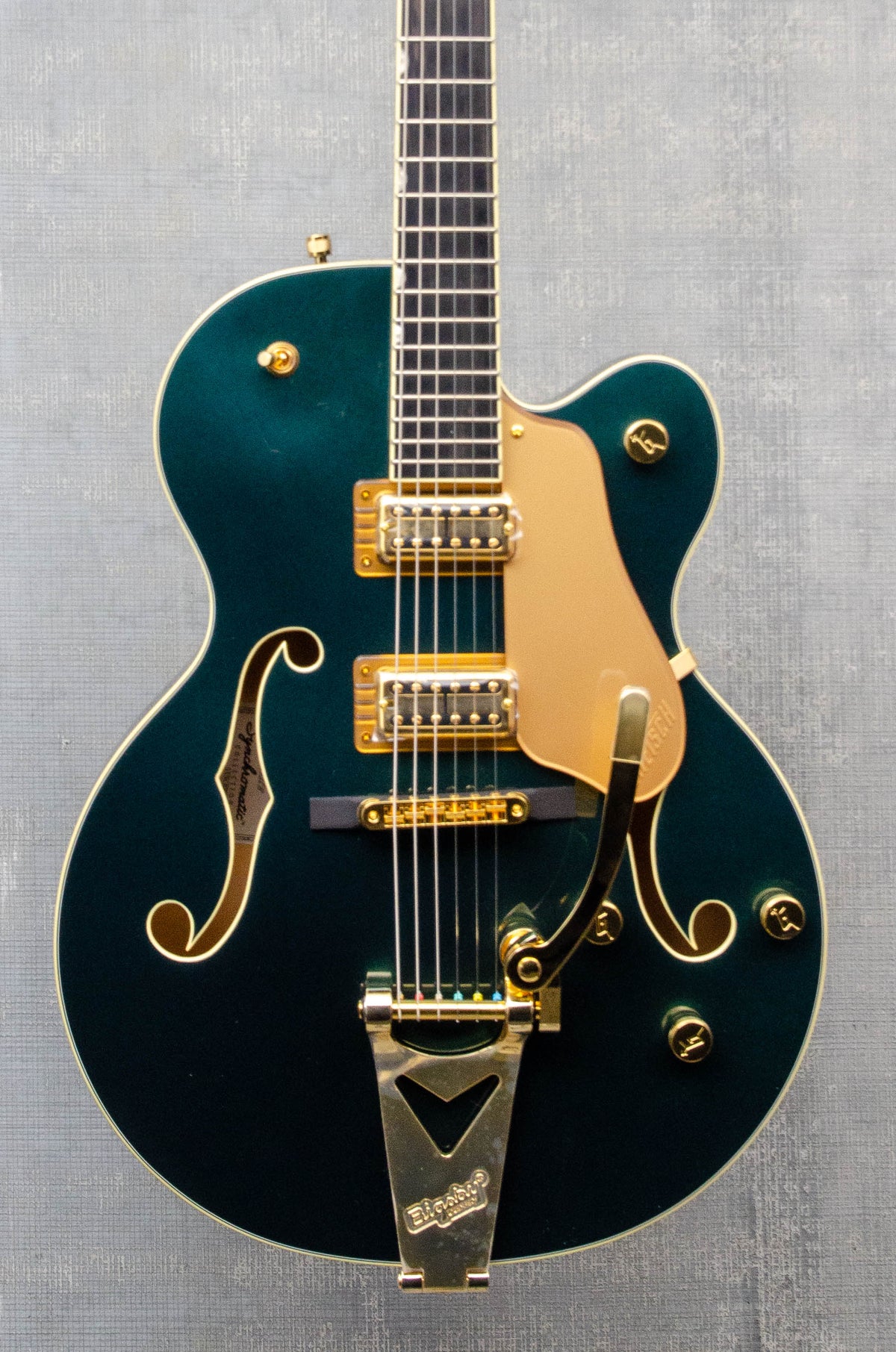 Synchromatic Nashville Hollow Body Single-Cut with Bigsby, Ebony Fingerboard, Cadillac Green (sn646)