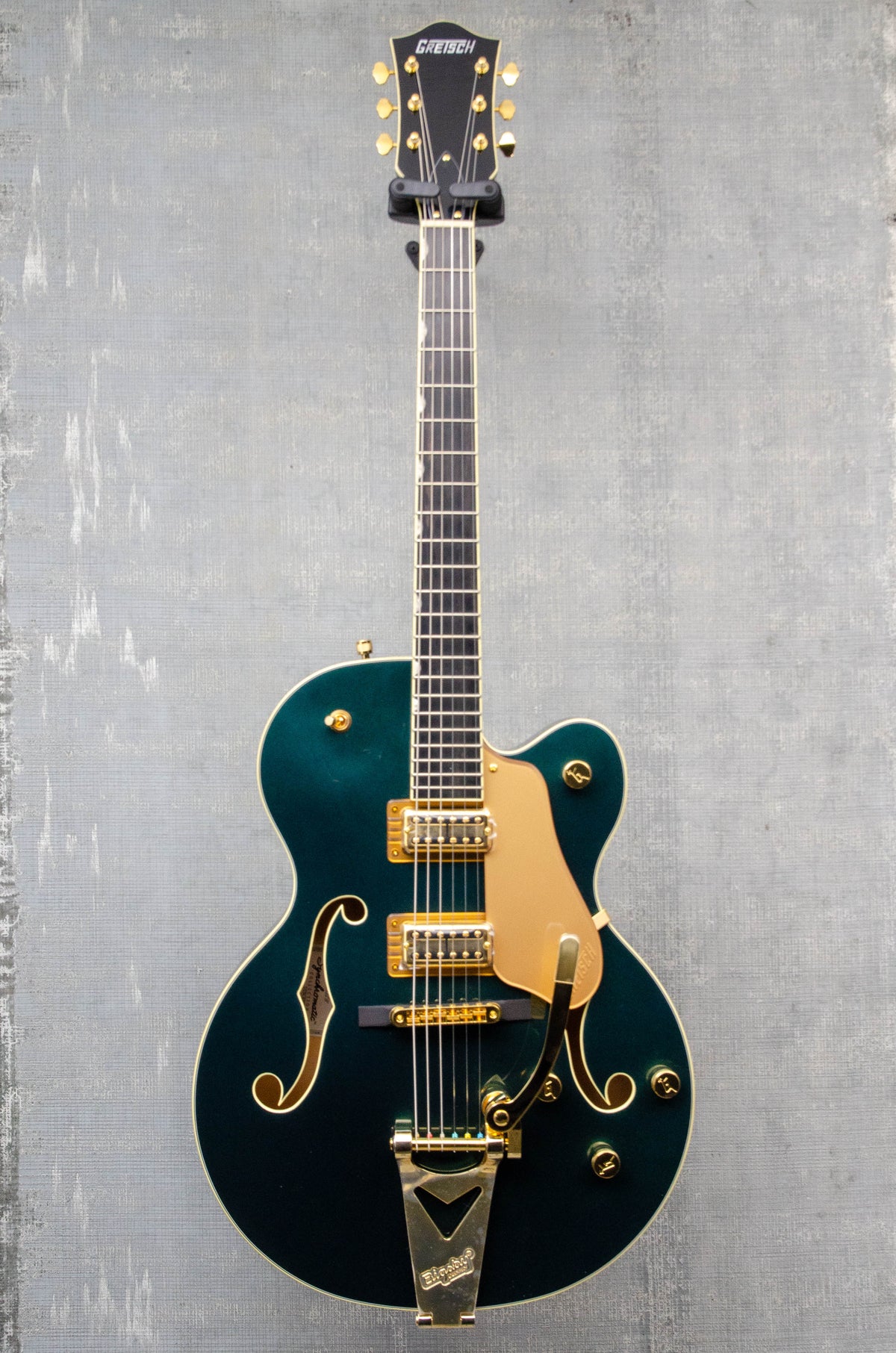 Synchromatic Nashville Hollow Body Single-Cut with Bigsby, Ebony Fingerboard, Cadillac Green (sn646)