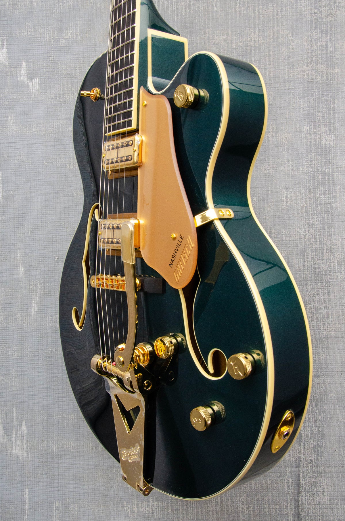 Synchromatic Nashville Hollow Body Single-Cut with Bigsby, Ebony Fingerboard, Cadillac Green (sn646)