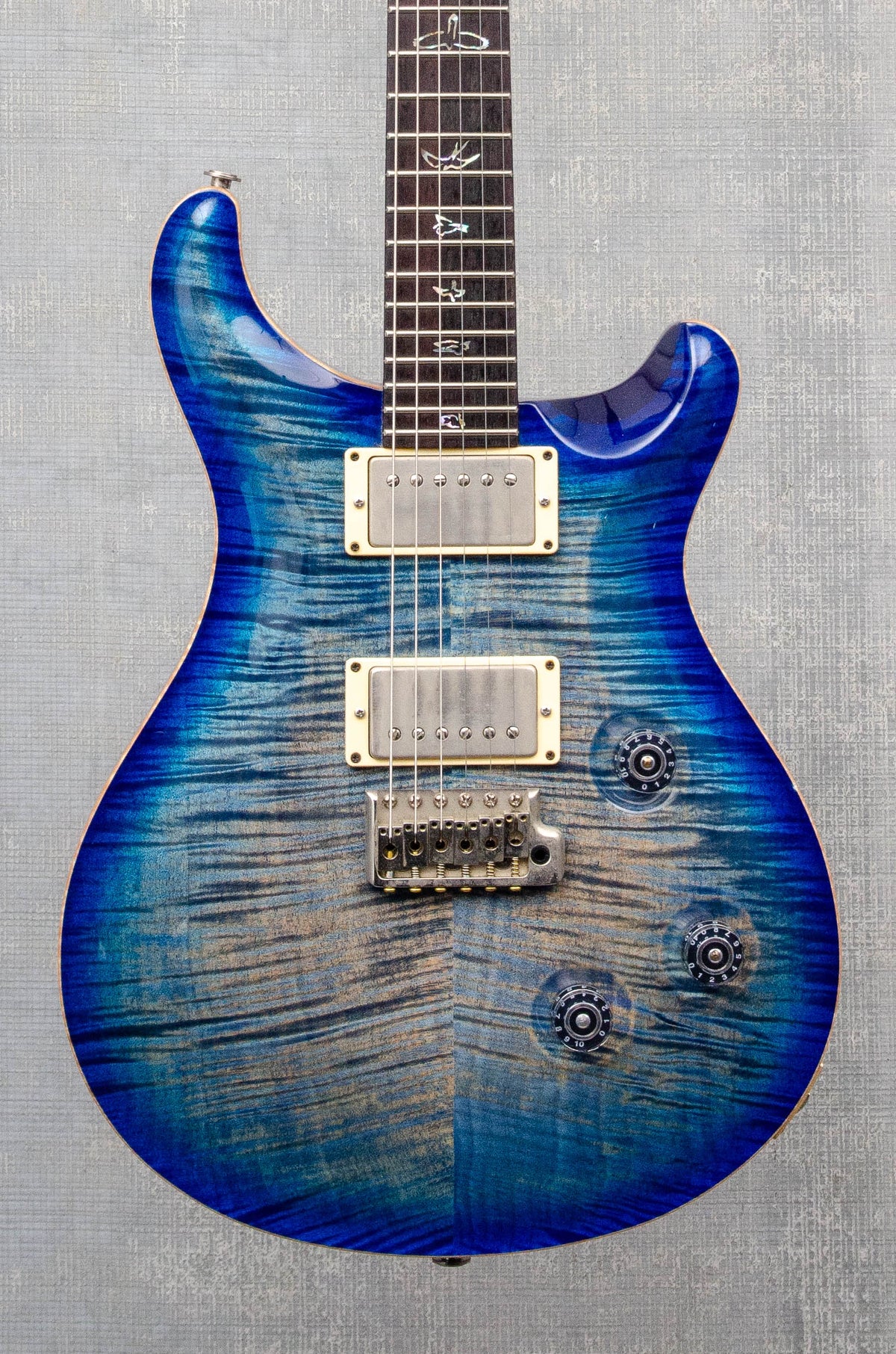 Used PRS Custom 24 - 10 Top - Faded Blue w/Blue Burst (2010)