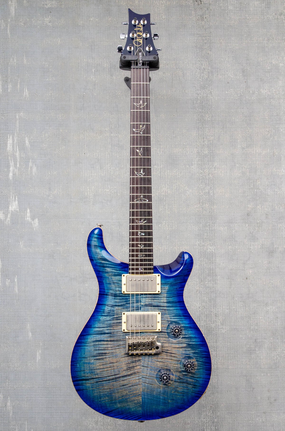 Used PRS Custom 24 - 10 Top - Faded Blue w/Blue Burst (2010)