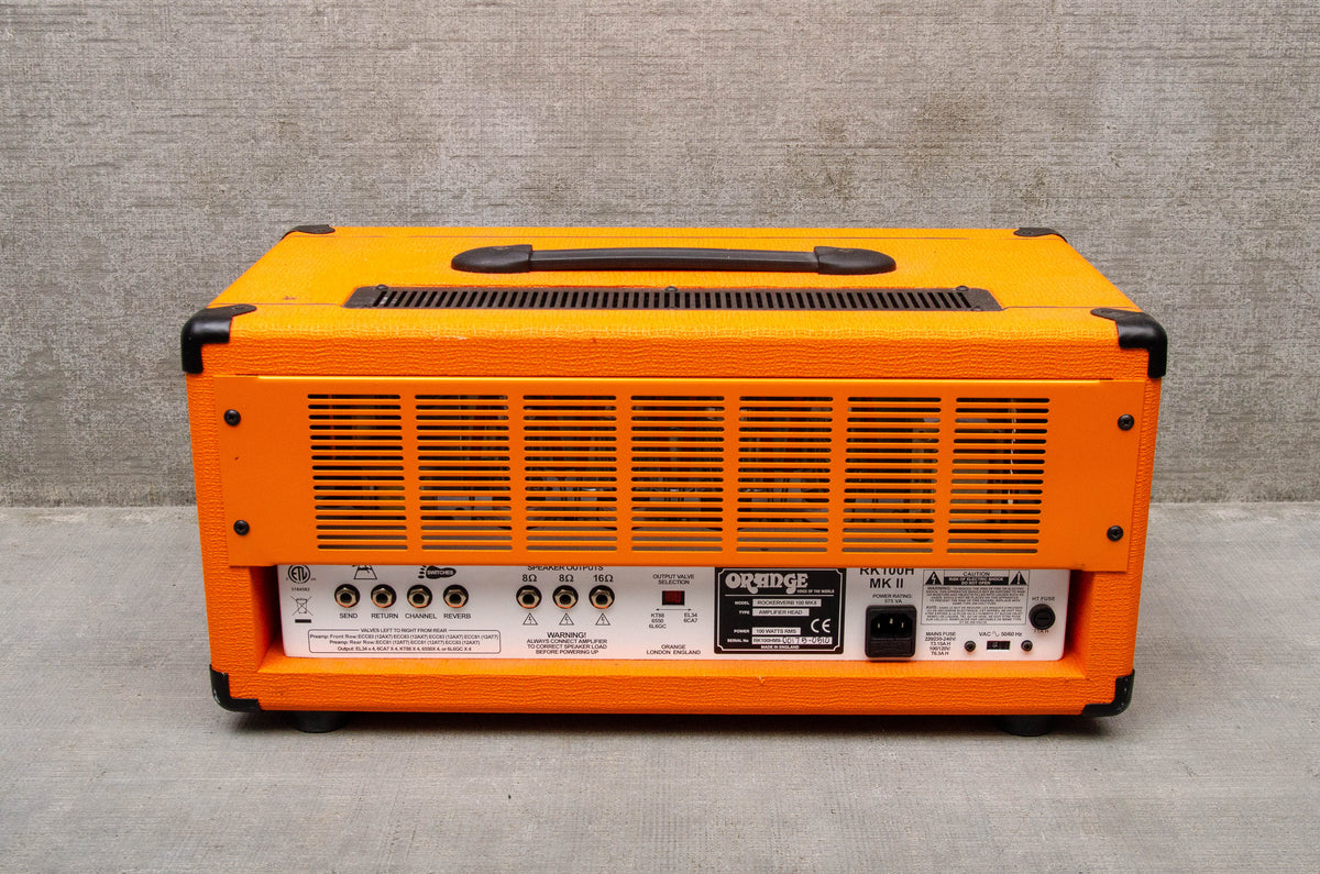 Used Orange Rockerverb 100  Mk2 Head