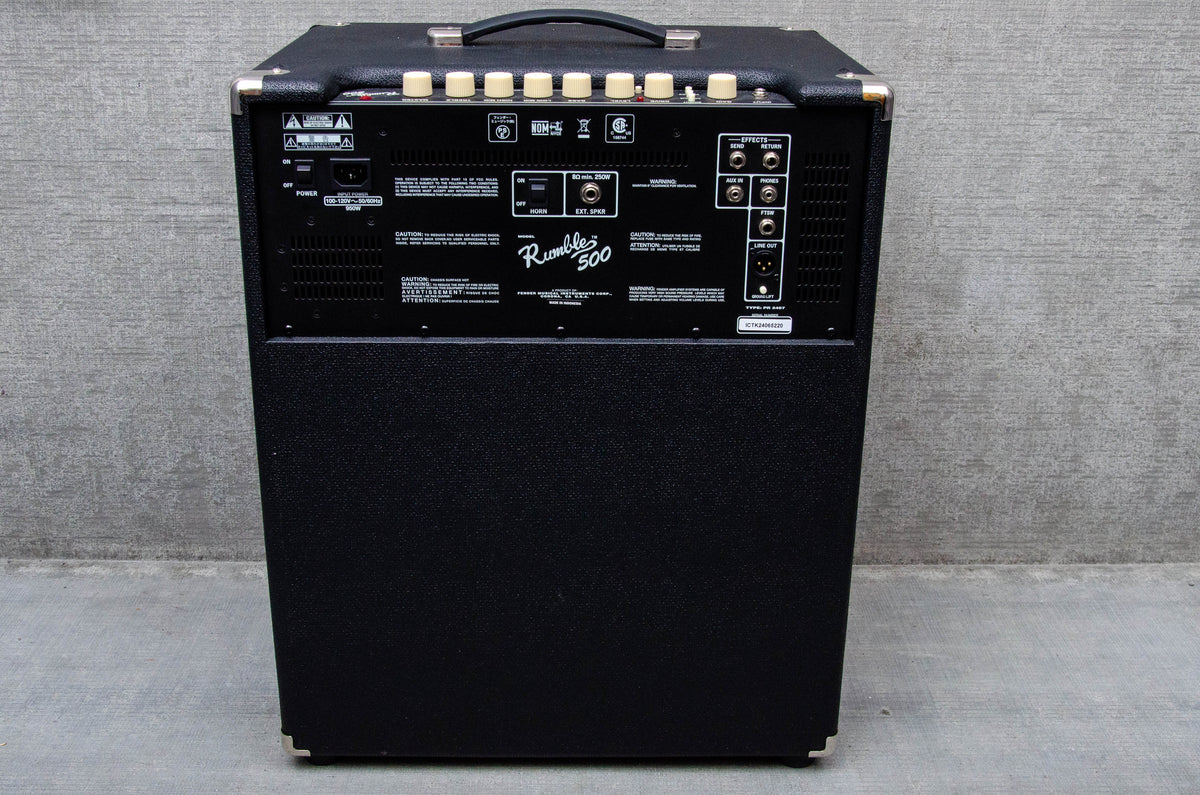 Used Fender Rumble 500 (V3) 500-Watt Bass Combo