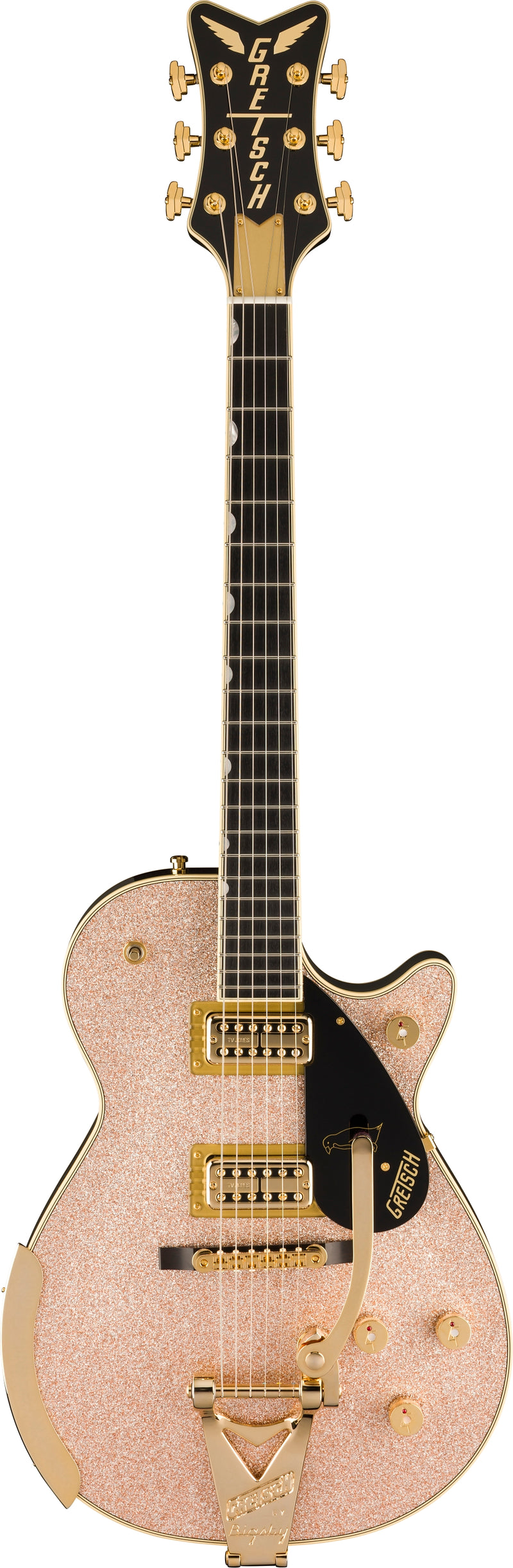 Gretsch Limited Edition Penguin with String-Thru Bigsby Champagne Sparkle PRE-ORDER for 10/25