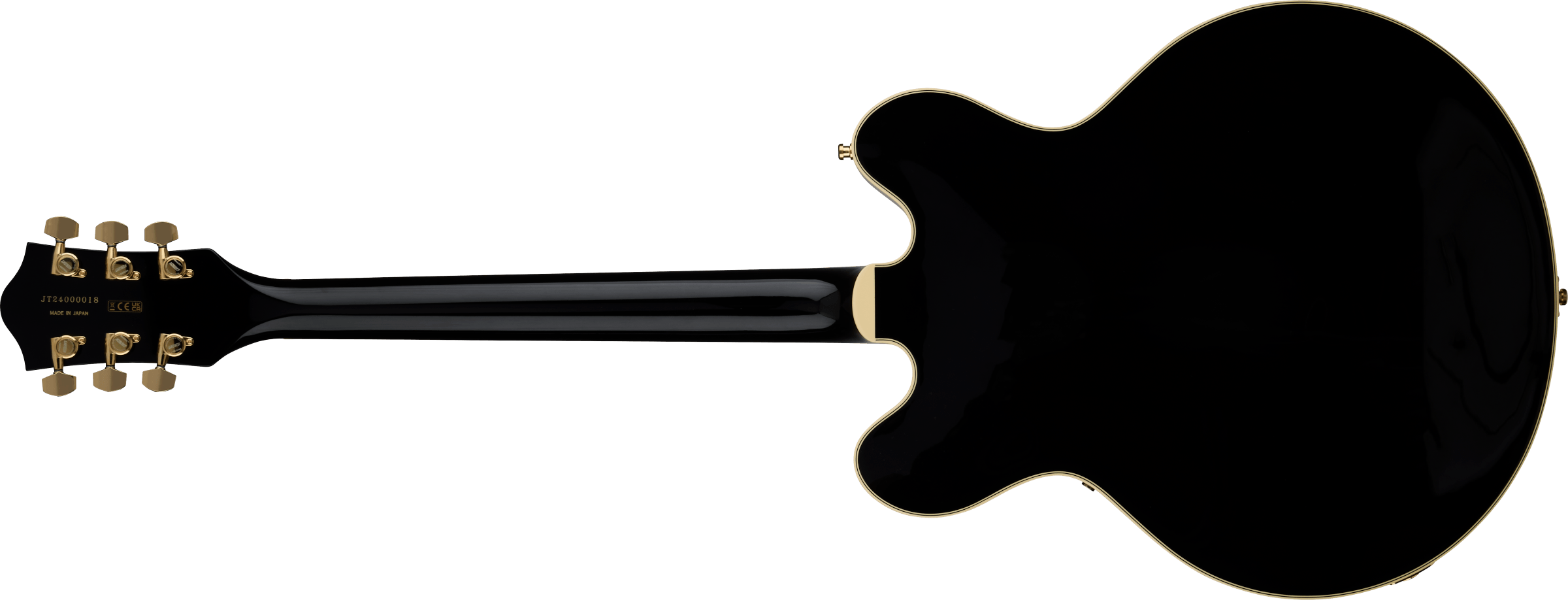 Gretsch Broadkaster LX Center Block with String-Thru Bigsby and Gold Hardware Black