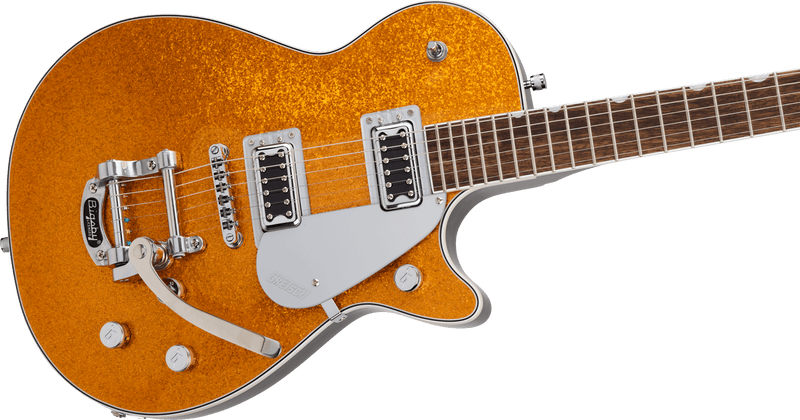 Gretsch G5230T Electromatic Sparkle Jet FT Single-Cut with Bigsby Gold Sparkle