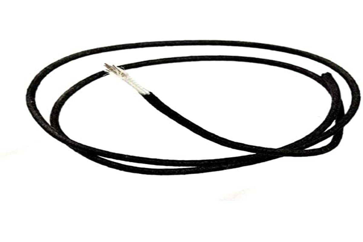 All Parts GW-0820 Cloth Covered Stranded Wire - Black - 25 ft