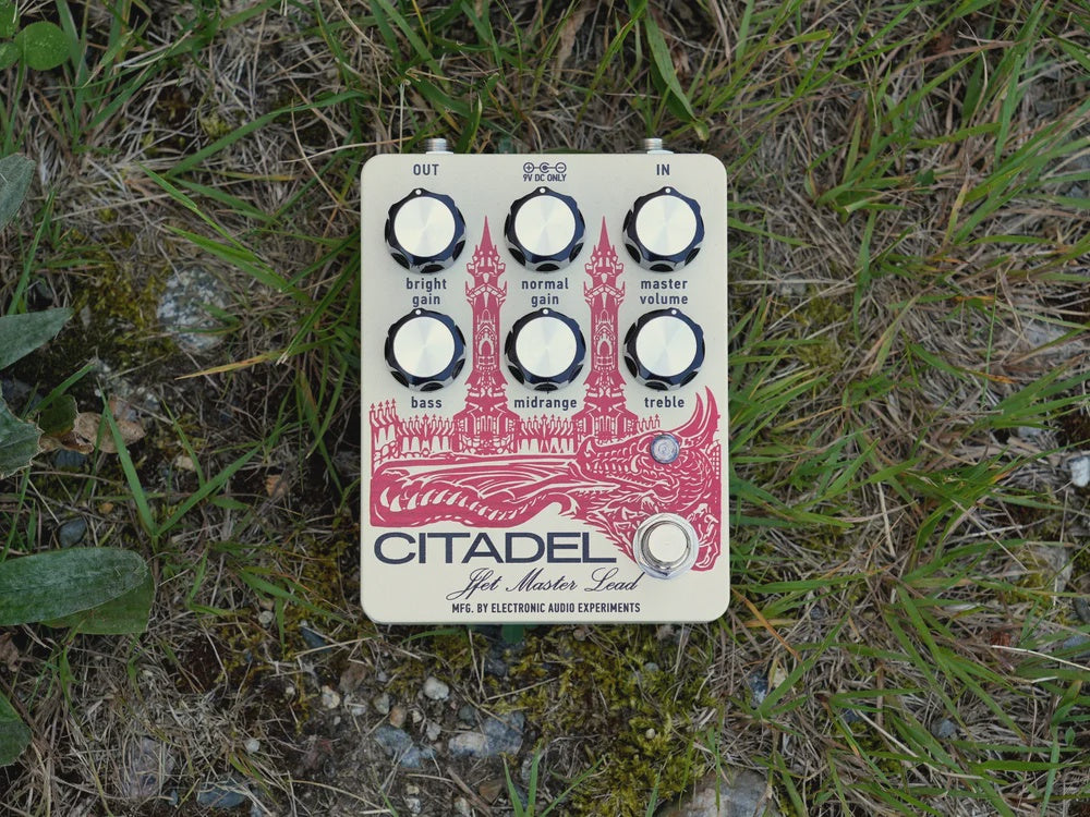 Electronic Audio Experiments Citadel Overdrive - Cream/Red Special Run