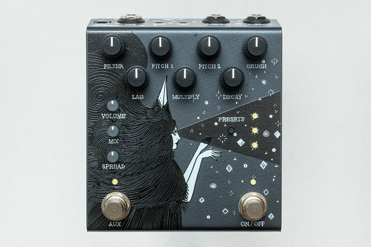 Old Blood Noise Endeavors Dark Star Stereo Soundscape Reverb - Black