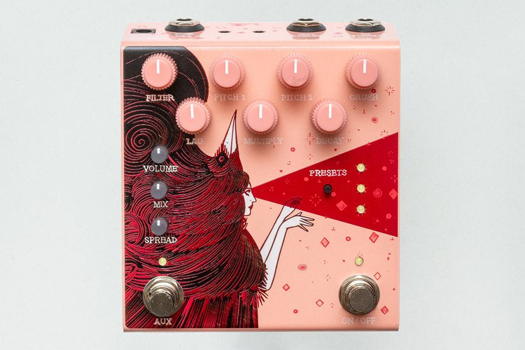 Old Blood Noise Endeavors Dark Star Stereo Soundscape Reverb - Pink