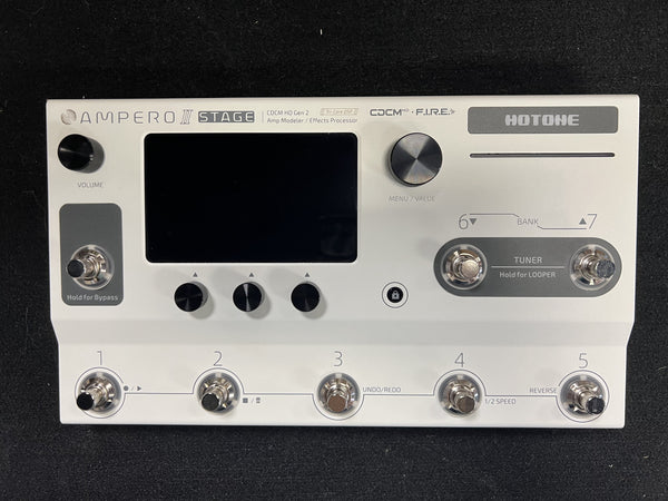 Used Hotone Ampero II Stage Amp Modeler Effects Processor