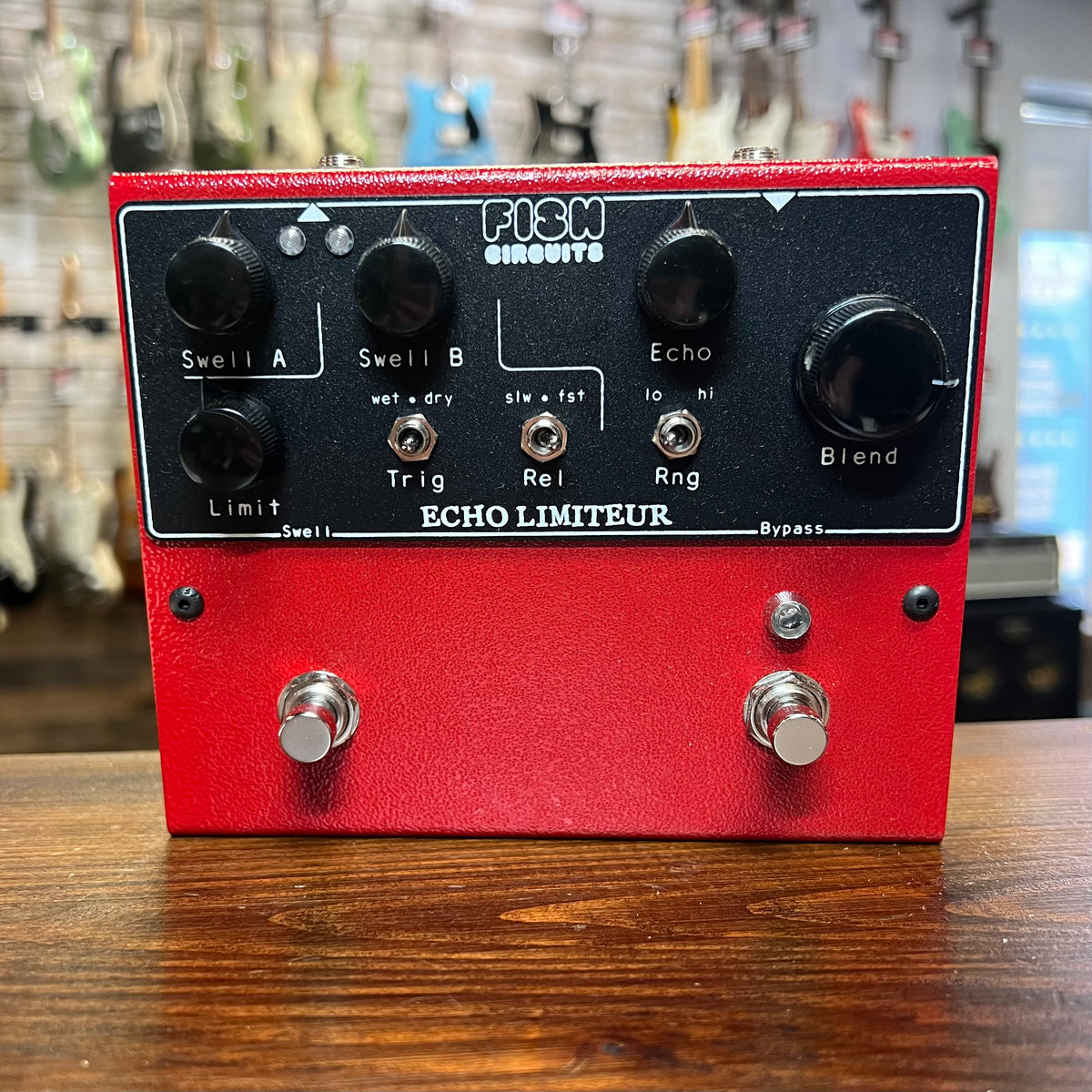 fish circuits ECHO LIMITEUR ギターエフェクター Fish Circuits ECHO