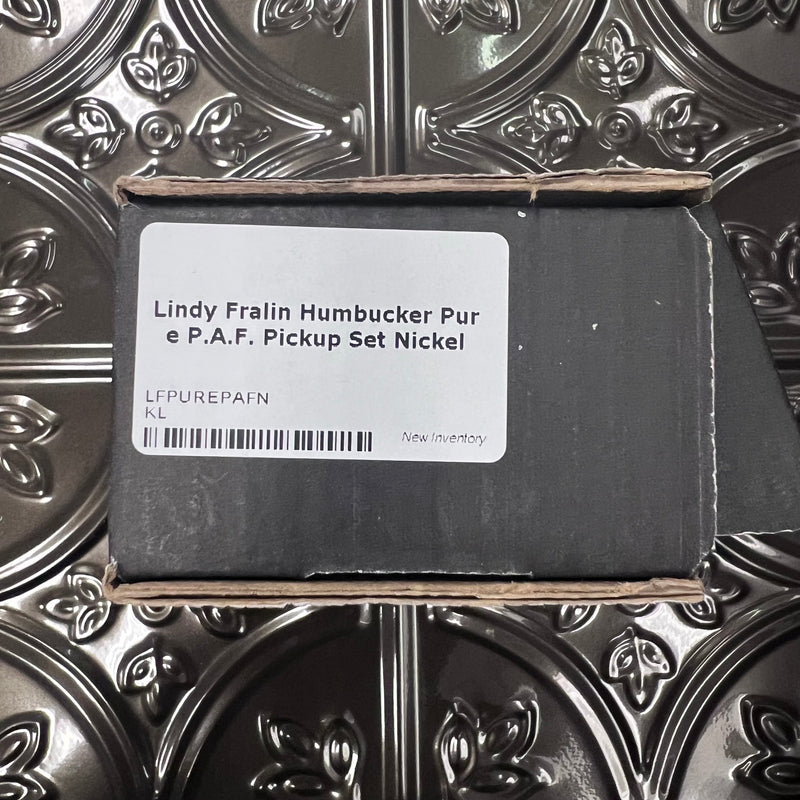 Used Lindy Fralin Pure PAF Set - Polished Nickel Covers