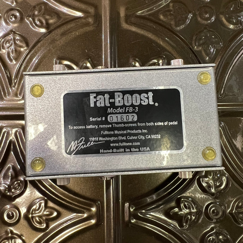 Used Fulltone Fat Boost FB-3
