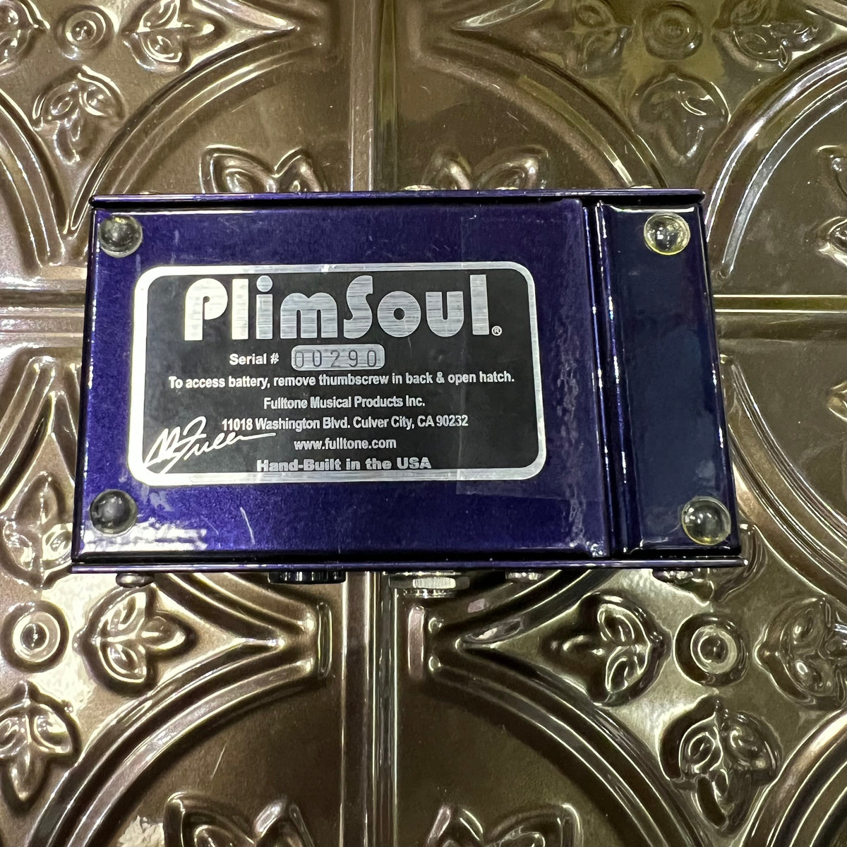 Fulltone 初代 PlimSoul 初期シリアル Fulltone 初代 PlimSoul 初期シリアル - メルカリ