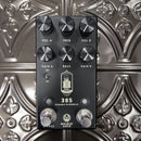 Black guitar effects pedal