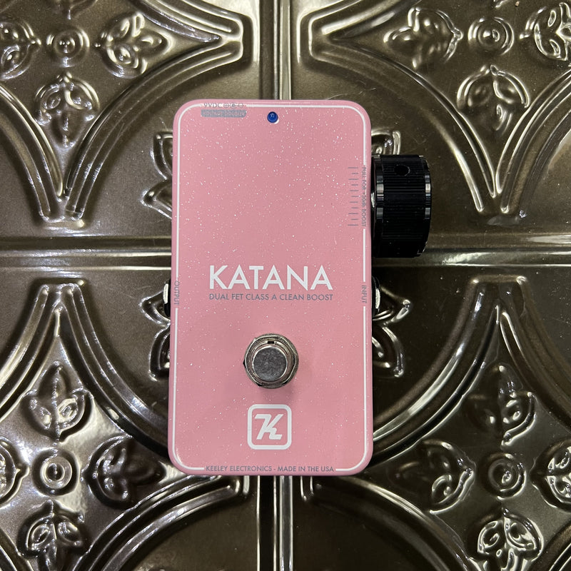 Used Keeley Katana Clean Boost Light Pink