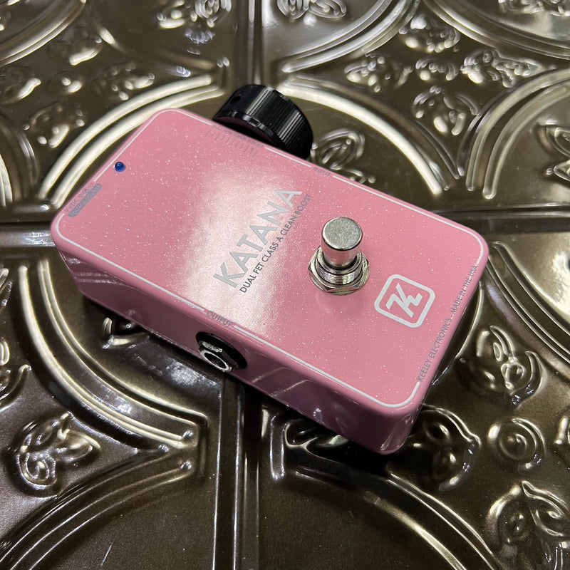 Used Keeley Katana Clean Boost Light Pink