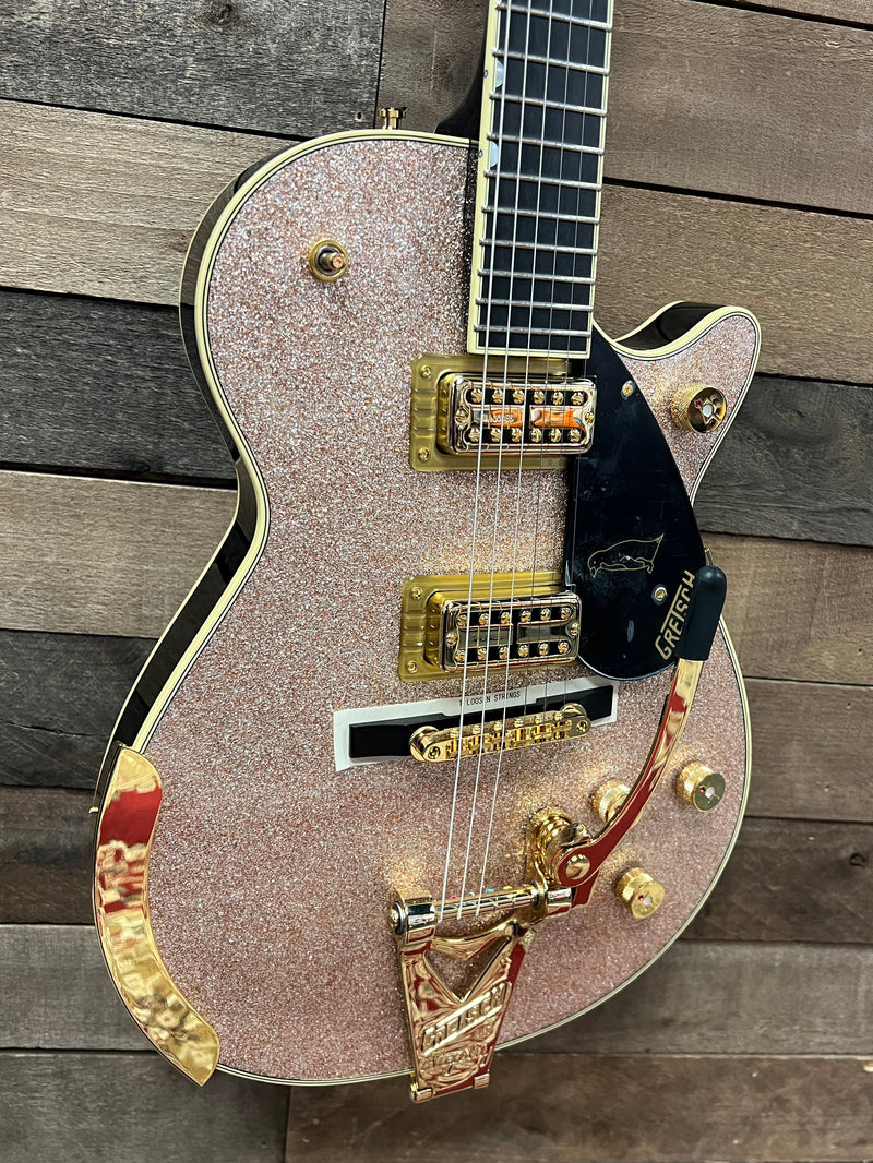Gretsch Limited Edition Penguin with String-Thru Bigsby Champagne Sparkle