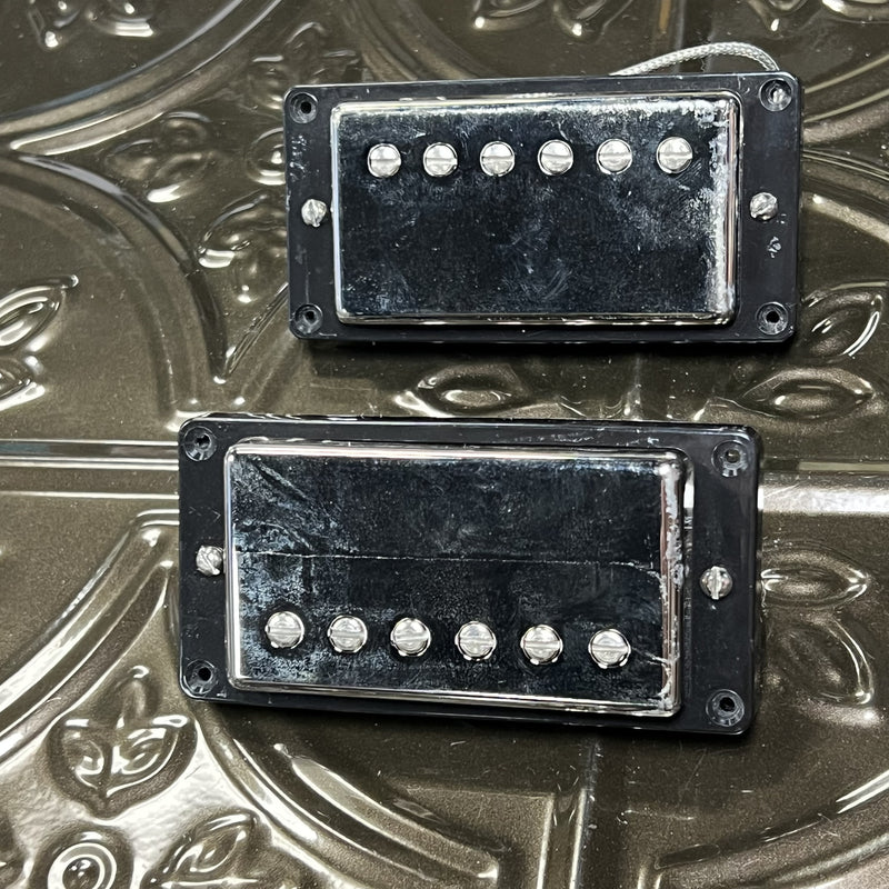 Used Gibson Custom Shop Custombucker Pickups Nickel with Rings