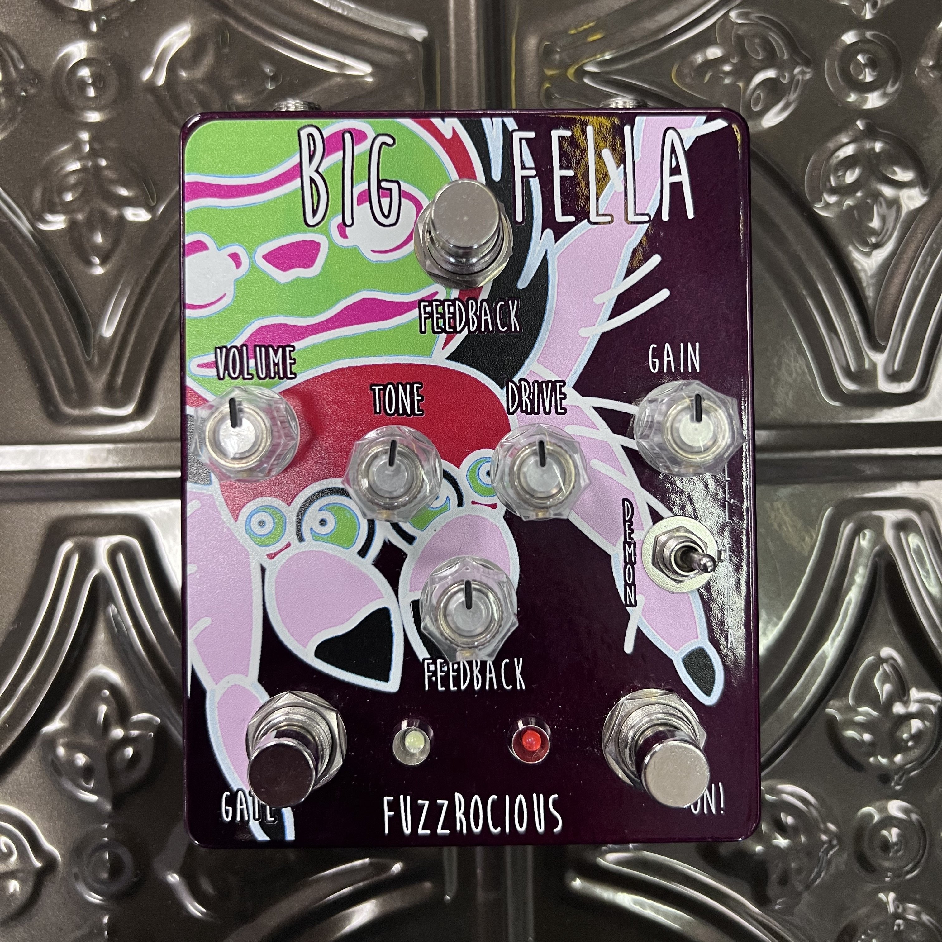 Fuzzrocious Big Fella - Dark Maroon - Martel Music Colorway (B-Stock)
