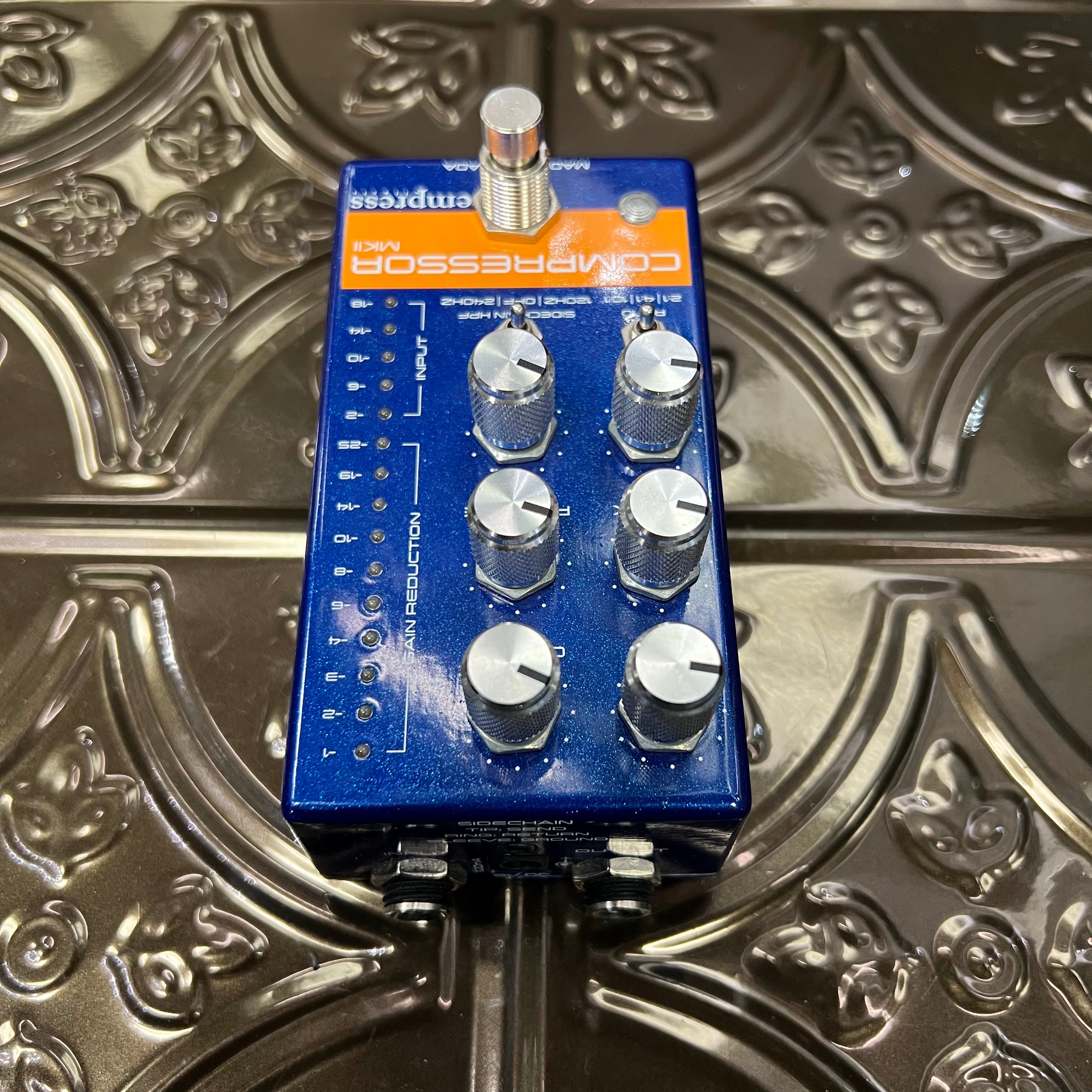 Used Empress Compressor MKII Blue Sparkle